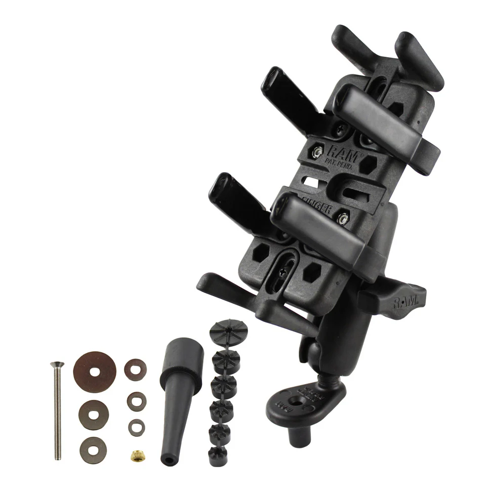 RAM® Fork Stem Mount with RAM® Finger-Grip™ GPS/Radio Holder - Image 3