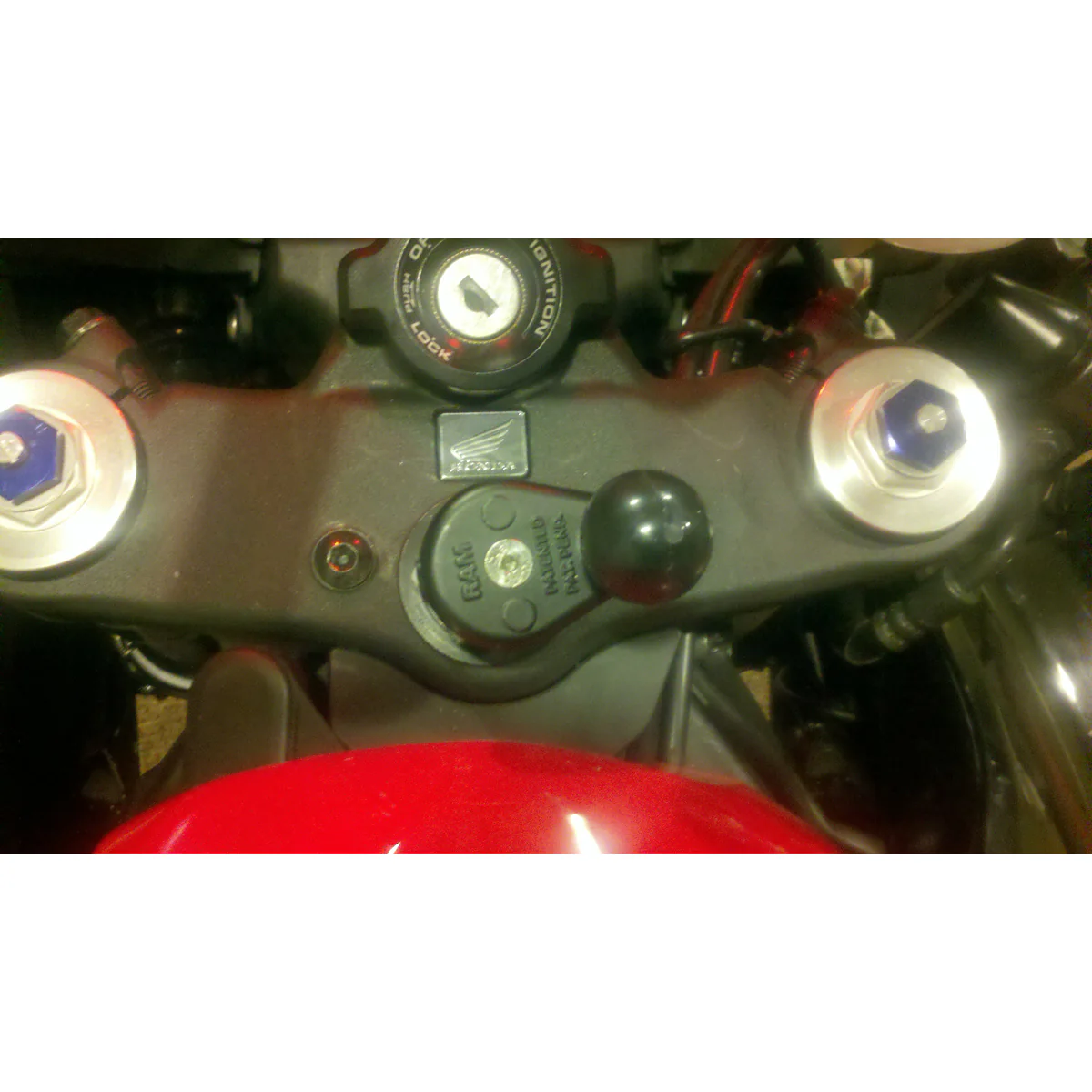 RAM® Fork Stem Mount with RAM® Finger-Grip™ GPS/Radio Holder - Image 5