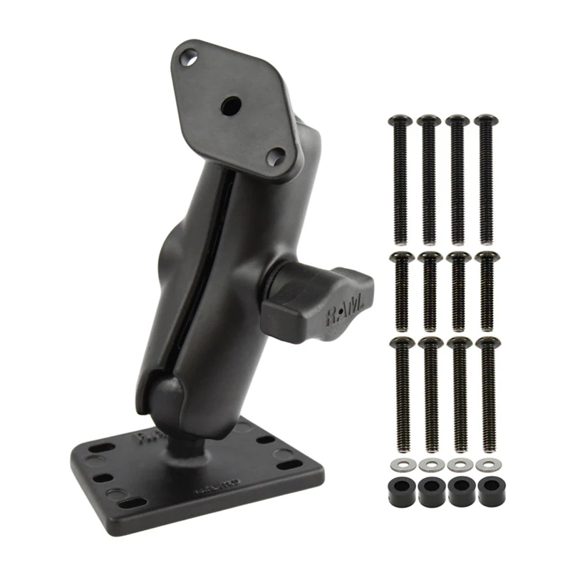 RAM® Centered Reservoir Cover Double Ball Mount