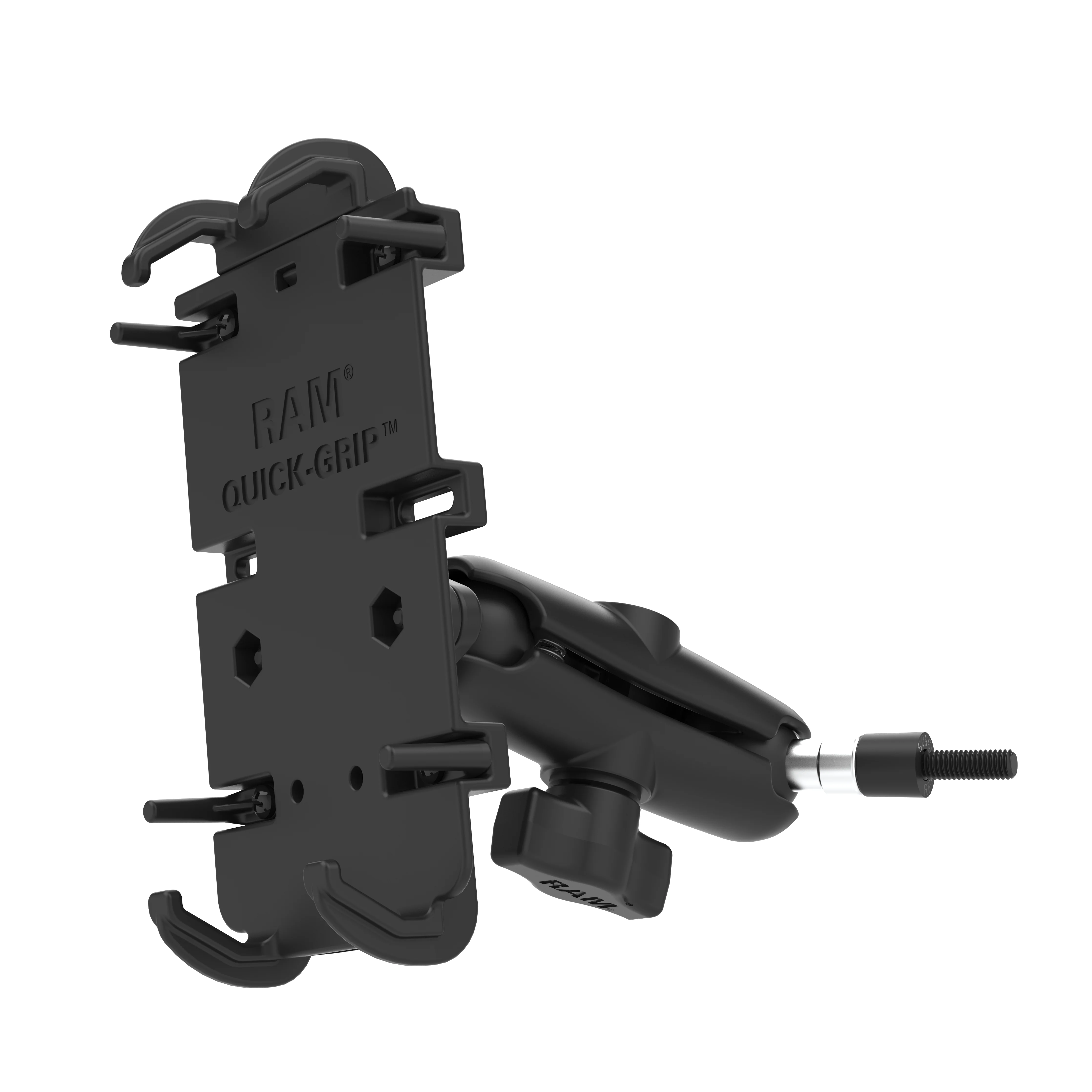 RAM® Quick-Grip™ XL Phone Mount with Grab Handle & A-Pillar M6 Bolt Base - Image 2