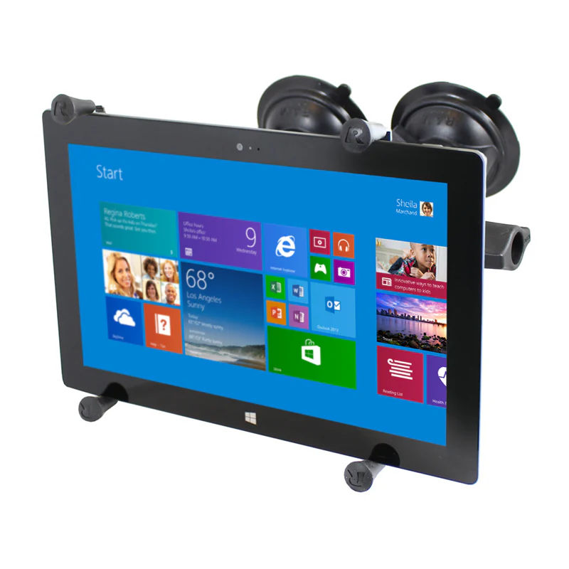 RAM® X-Grip® with Twist-Lock™ Dual Suction for 9"-11" Tablets - Long - Image 3