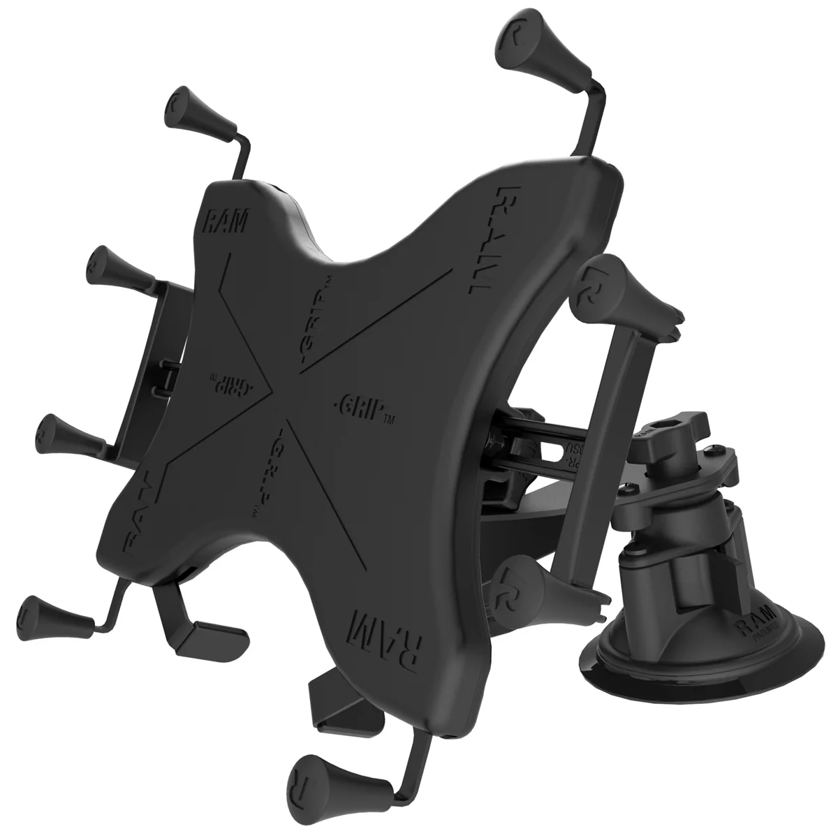 RAM® X-Grip® with Twist-Lock™ Pivot Suction for 9"-11" Tablets - Short - Image 2
