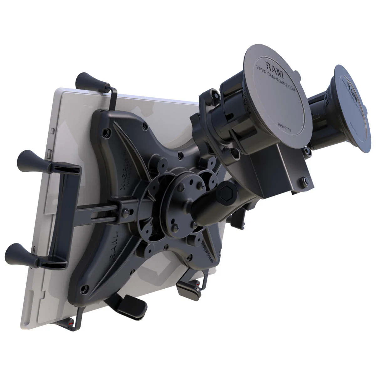 RAM® X-Grip® with RAM® Twist-Lock™ Pivot Suction for 12"-13" Tablets - Image 3