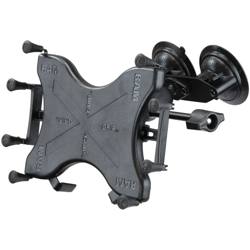 RAM® X-Grip® with Dual Suction for 9"-11" Tablets - Flat Plate - Image 2