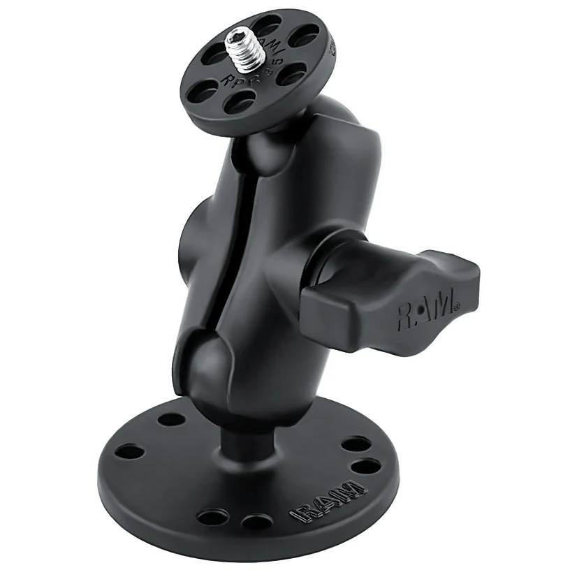 RAM® Drill-Down Mount with 1/4"-20 Threaded Camera Adapter