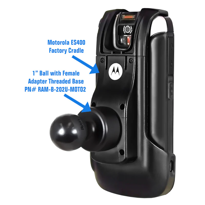 RAM® Female Threaded Ball Adapter for Motorola ES400, MC45 & TC55 - Image 2