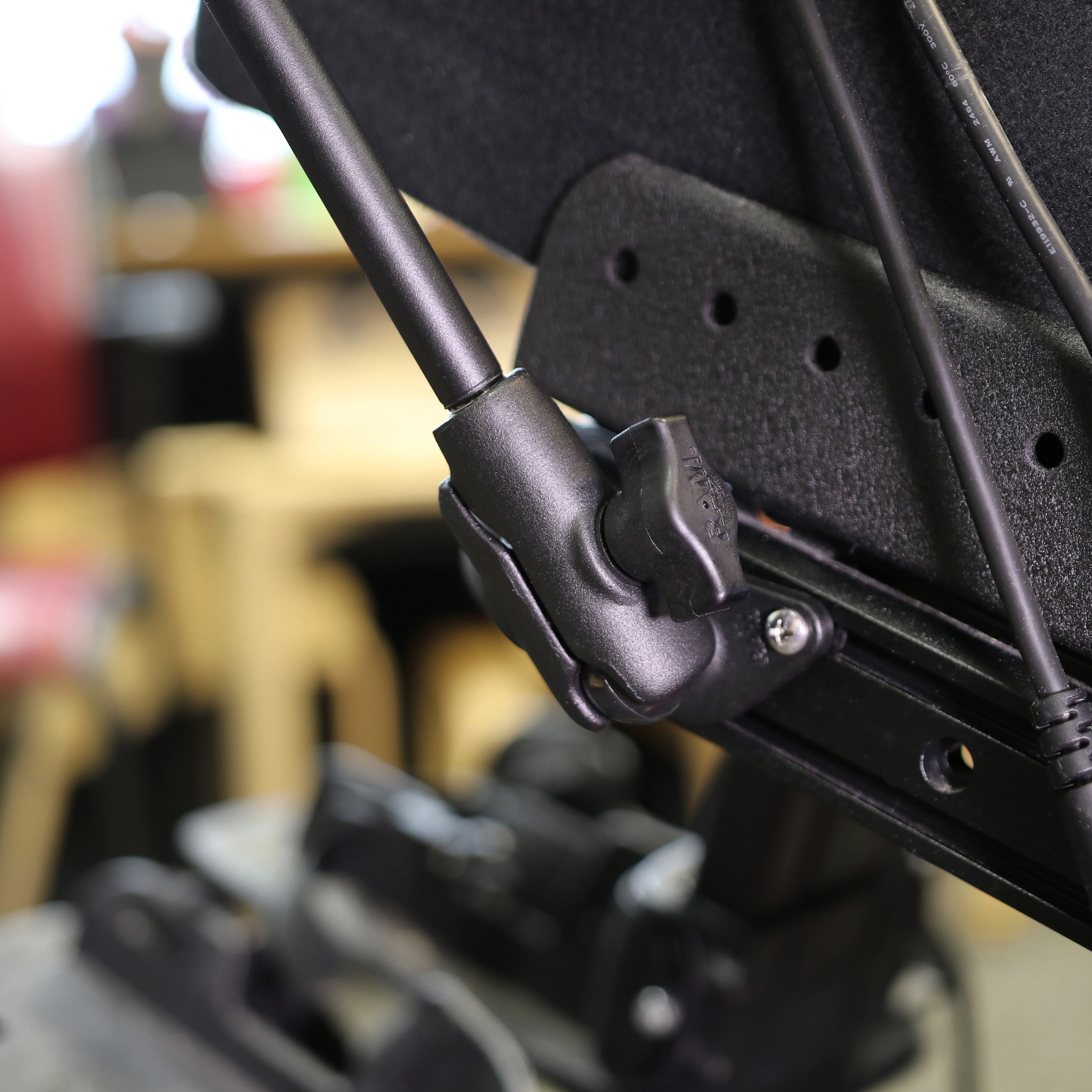 RAM® X-Grip® Phone Mount for Wheelchair Seat Tracks - Image 3