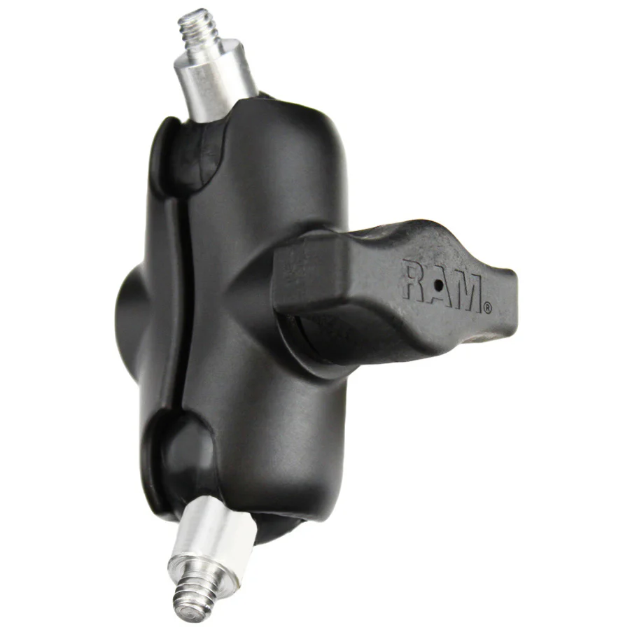 RAM® Double Ball Mount with Two 1/4"-20 Threaded Studs