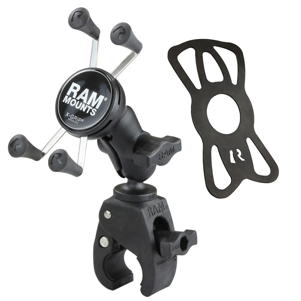 RAM® X-Grip® Phone Mount with RAM® Tough-Claw™ Small Clamp Base - Short - Image 2