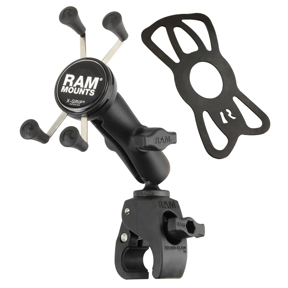 RAM® X-Grip® Phone Mount with RAM® Tough-Claw™ Small Clamp Base - Medium - Image 2