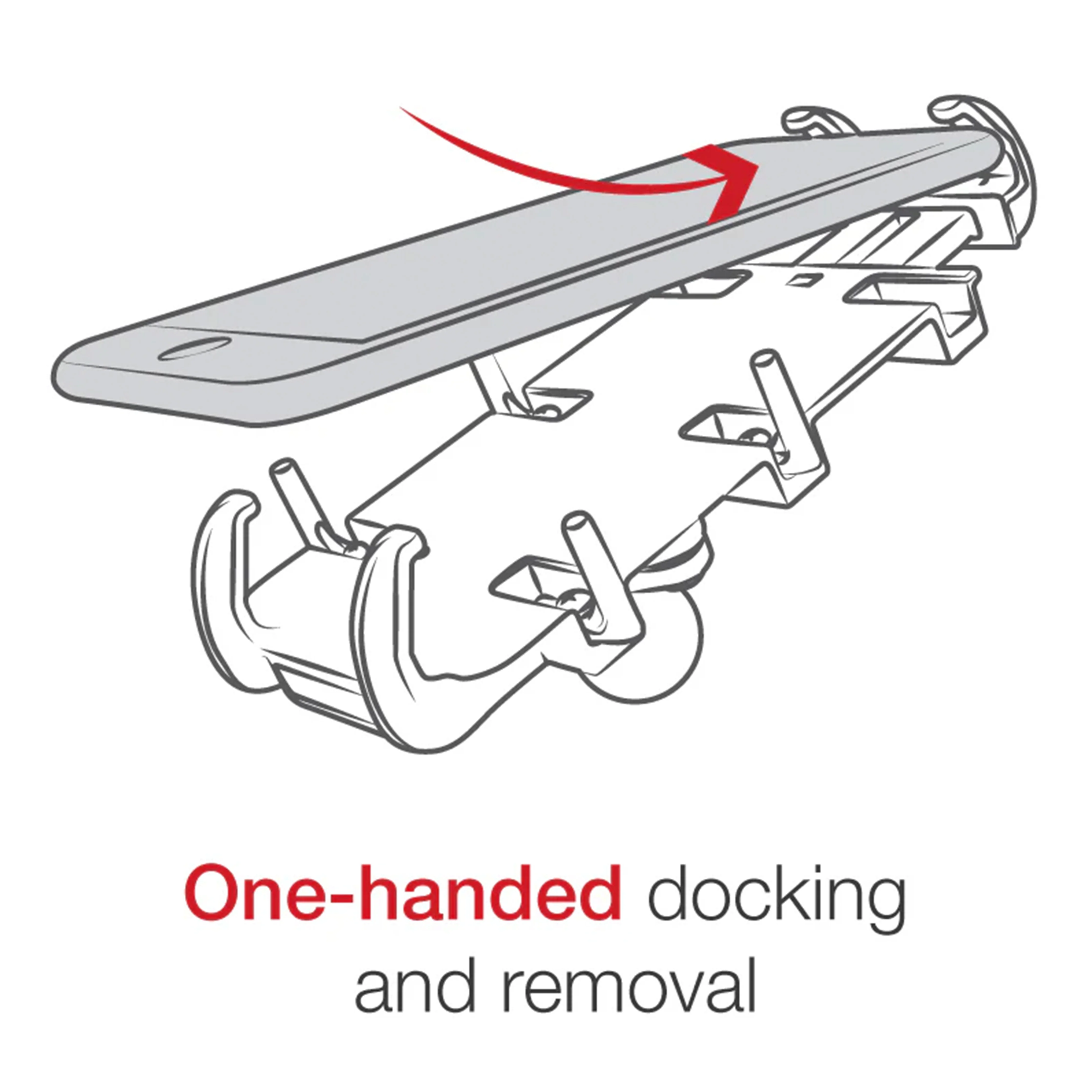 RAM® Quick-Grip™ XL Phone Mount with Small Tough-Claw™ Base - Medium - Image 6