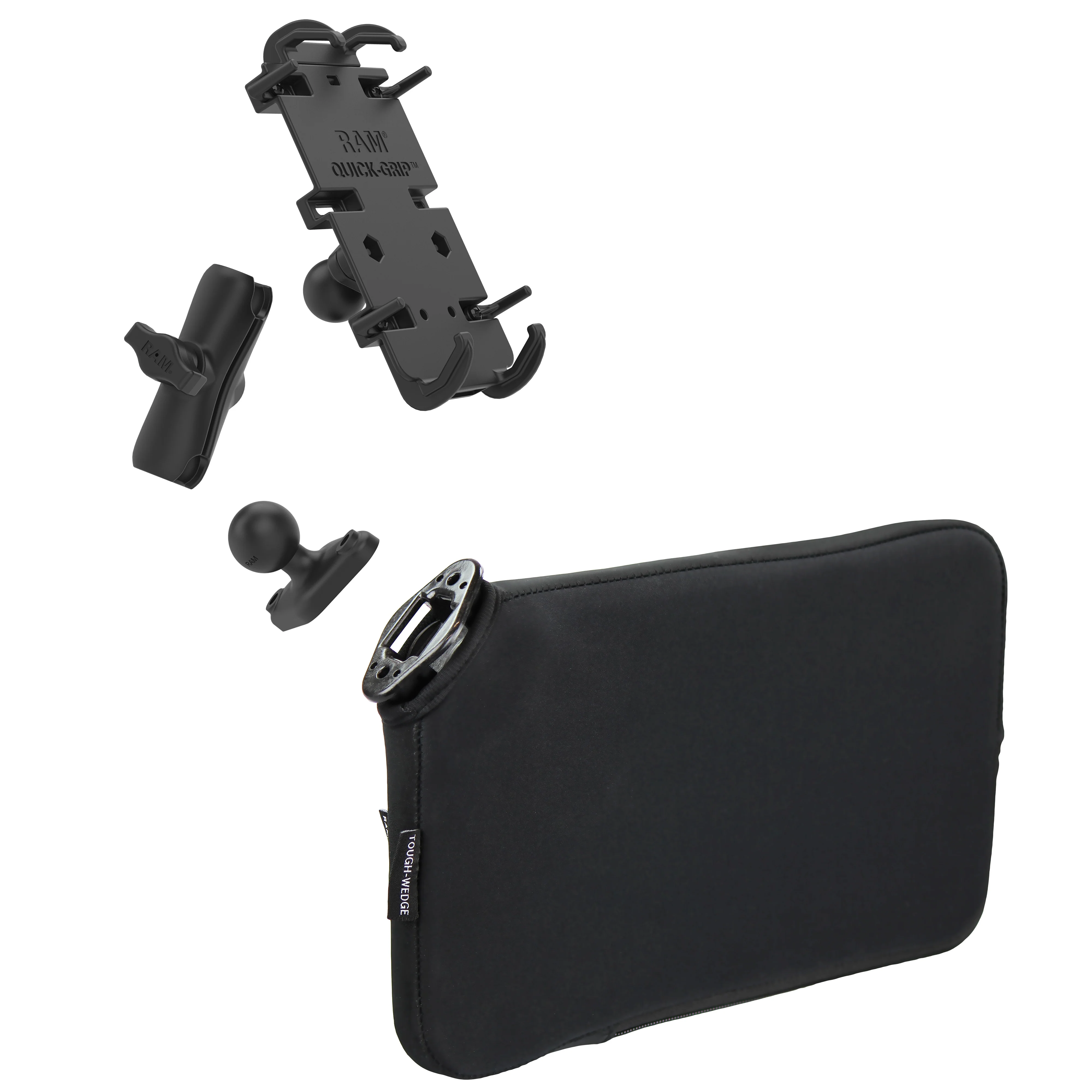 RAM® Quick-Grip™ XL Phone Mount with Tough-Wedge™ Base - Image 2