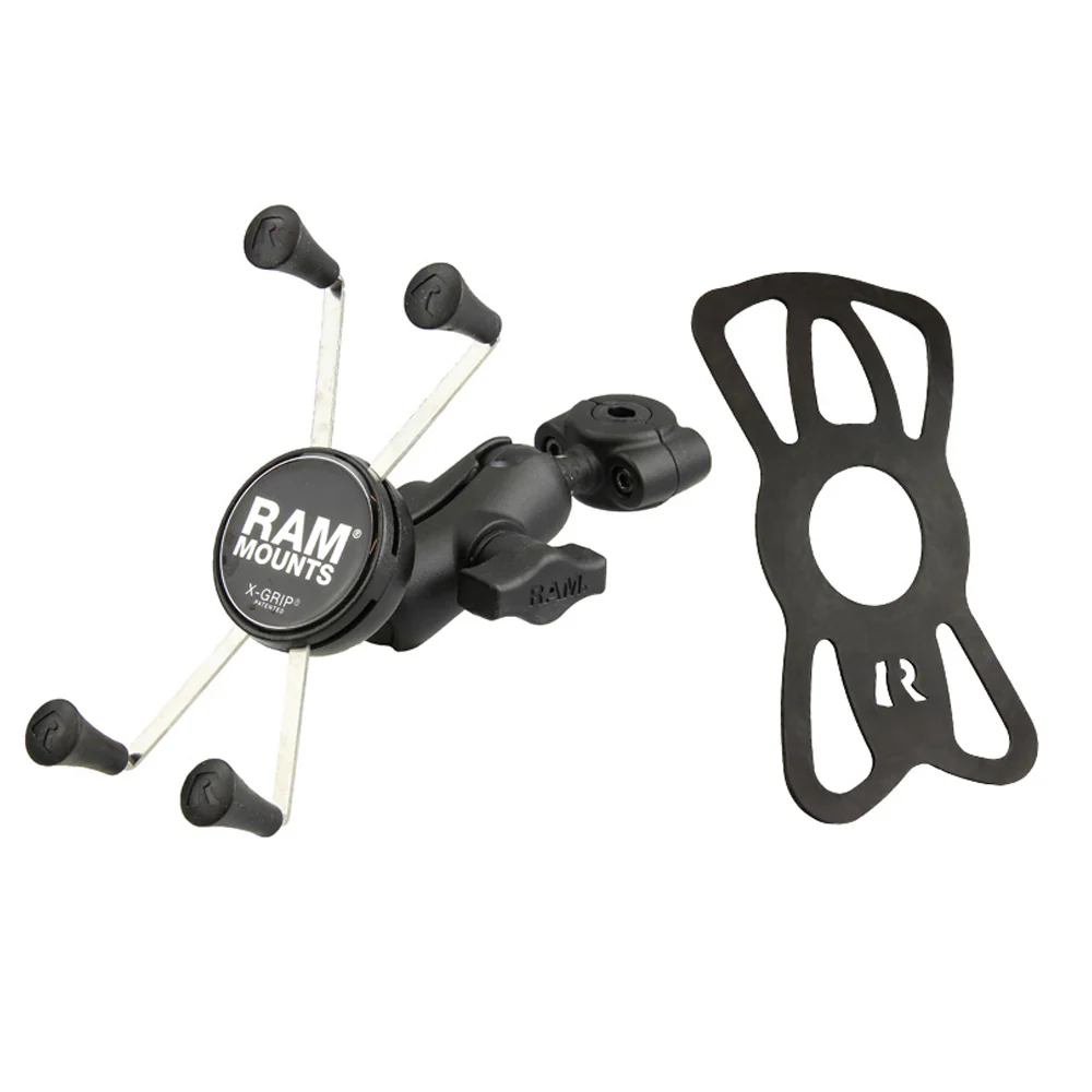 RAM® X-Grip® Large Phone Mount with Torque™ Small Rail Base - Short Arm - Image 2