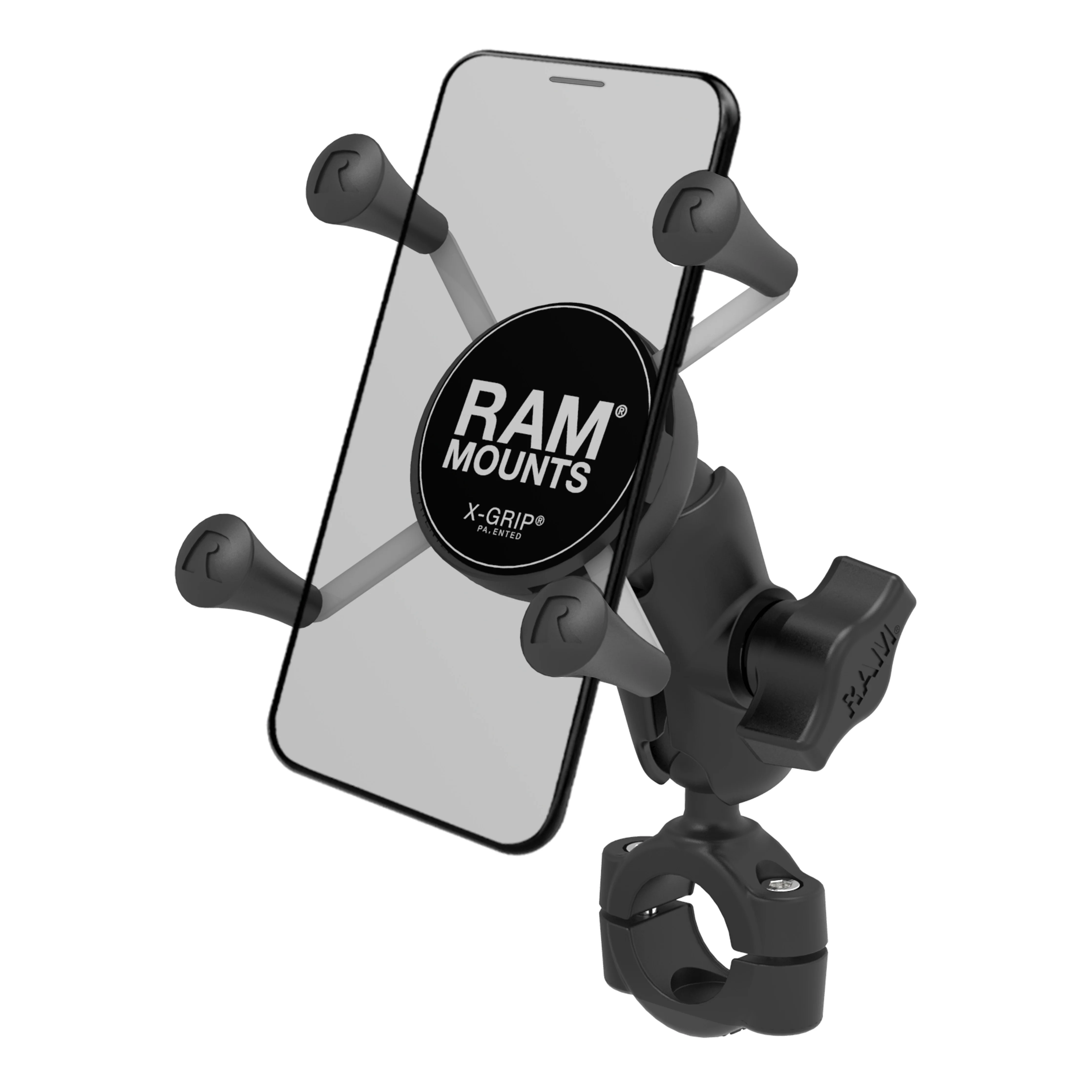 RAM® X-Grip® Phone Mount with RAM® Torque™ Medium Rail Base - Short