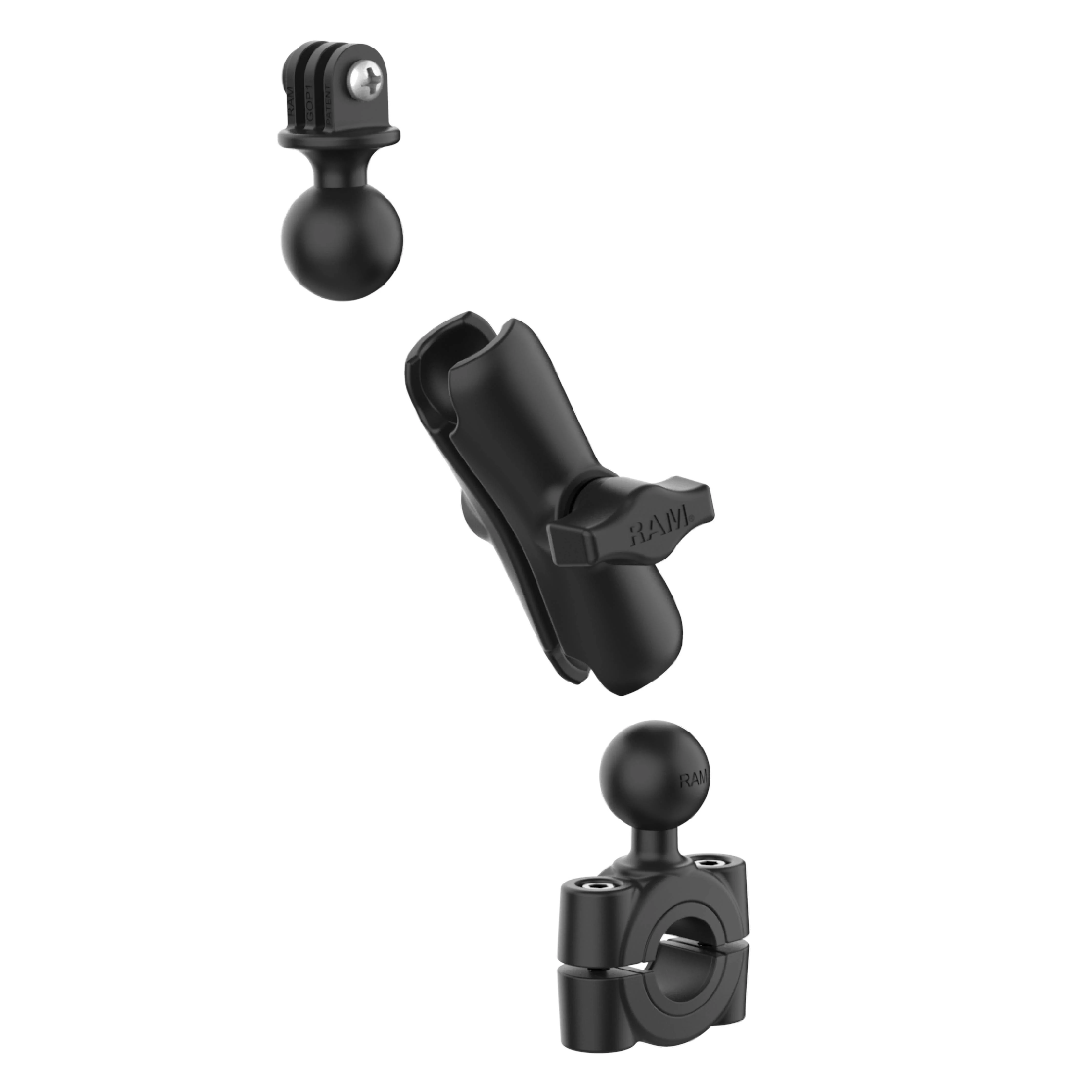 RAM® Torque™ Medium Mount with with Action Camera Adapter - Image 3