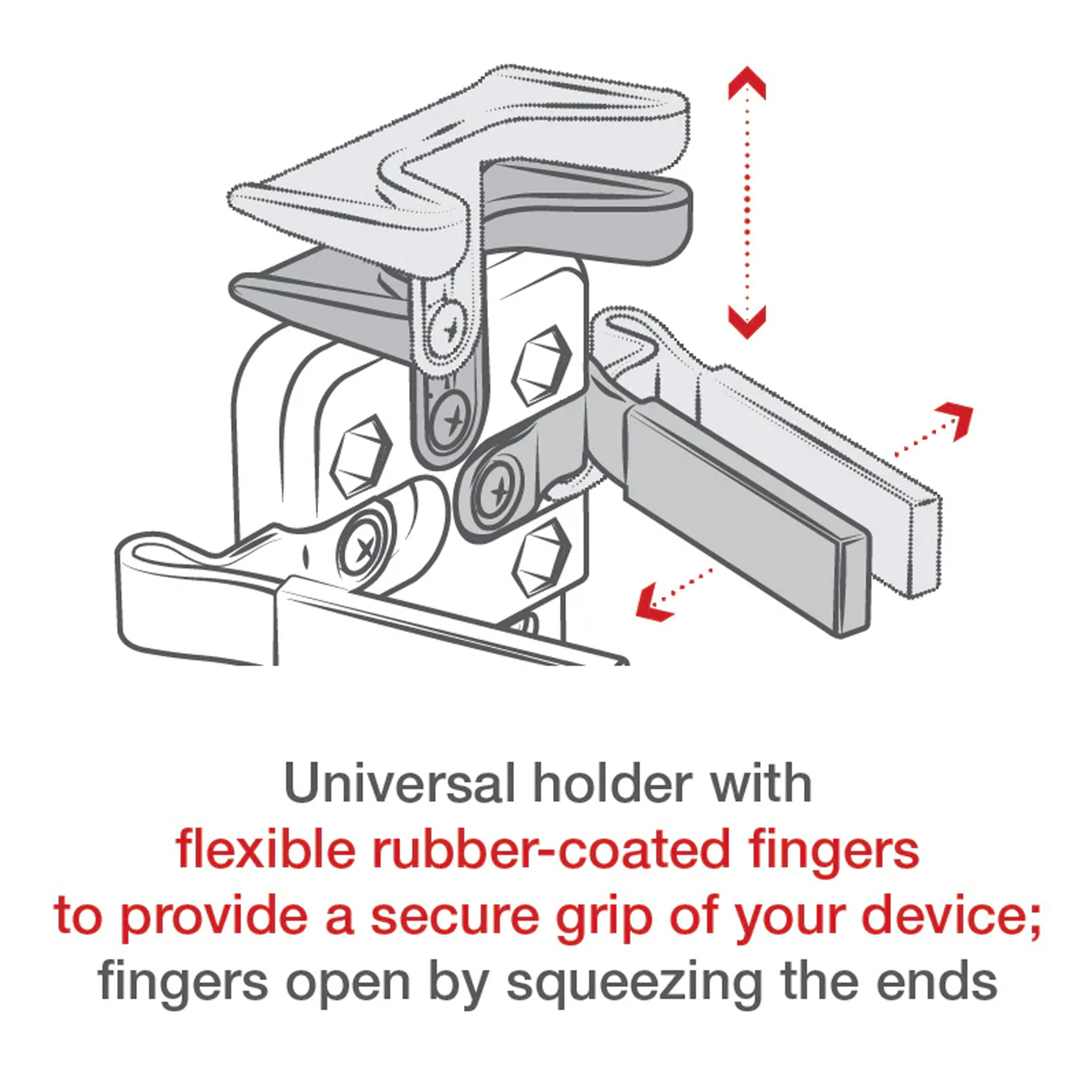 RAM® Finger-Grip™ Universal Mount with Medium Torque™ Base - Image 6