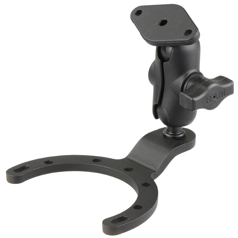 RAM® Large Gas Tank Mount with Diamond Plate