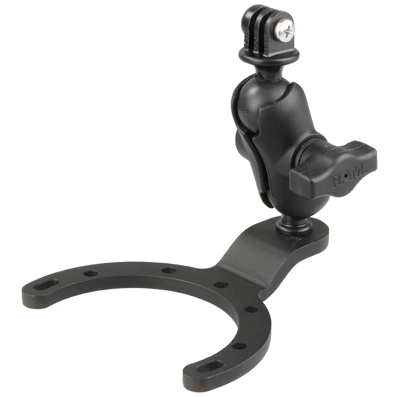 RAM® Large Gas Tank Mount with Universal Action Camera Adapter - Image 2