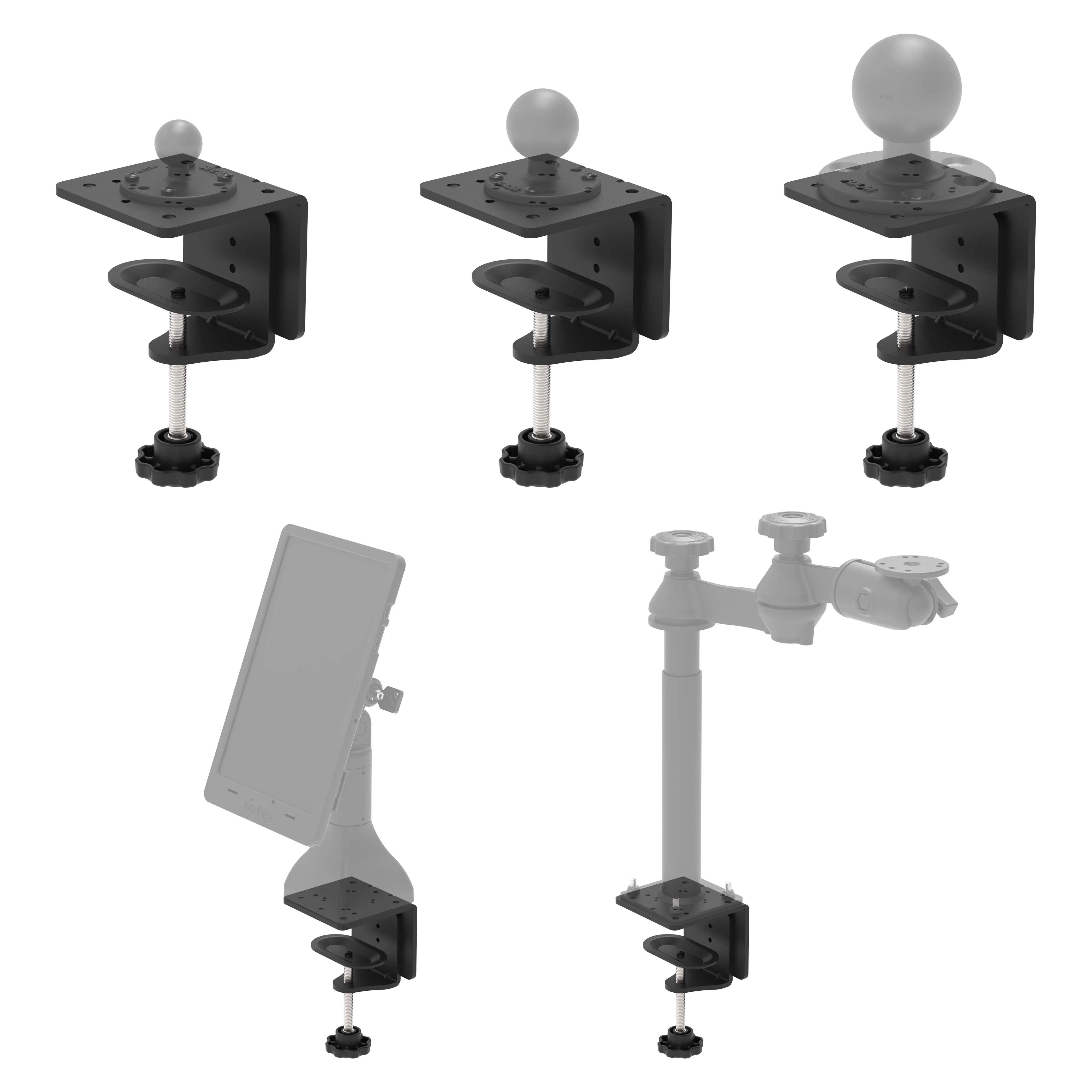 RAM® Heavy Duty C-Clamp Base For Ball Bases & Pedestal Mounts - Image 4