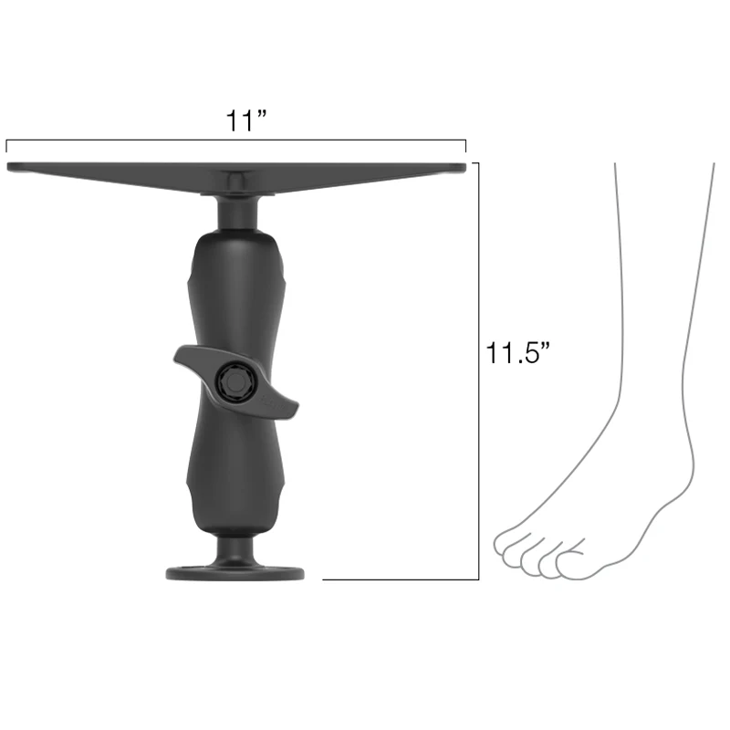 RAM® Large Marine Electronics Mount - D Size Medium - Image 2