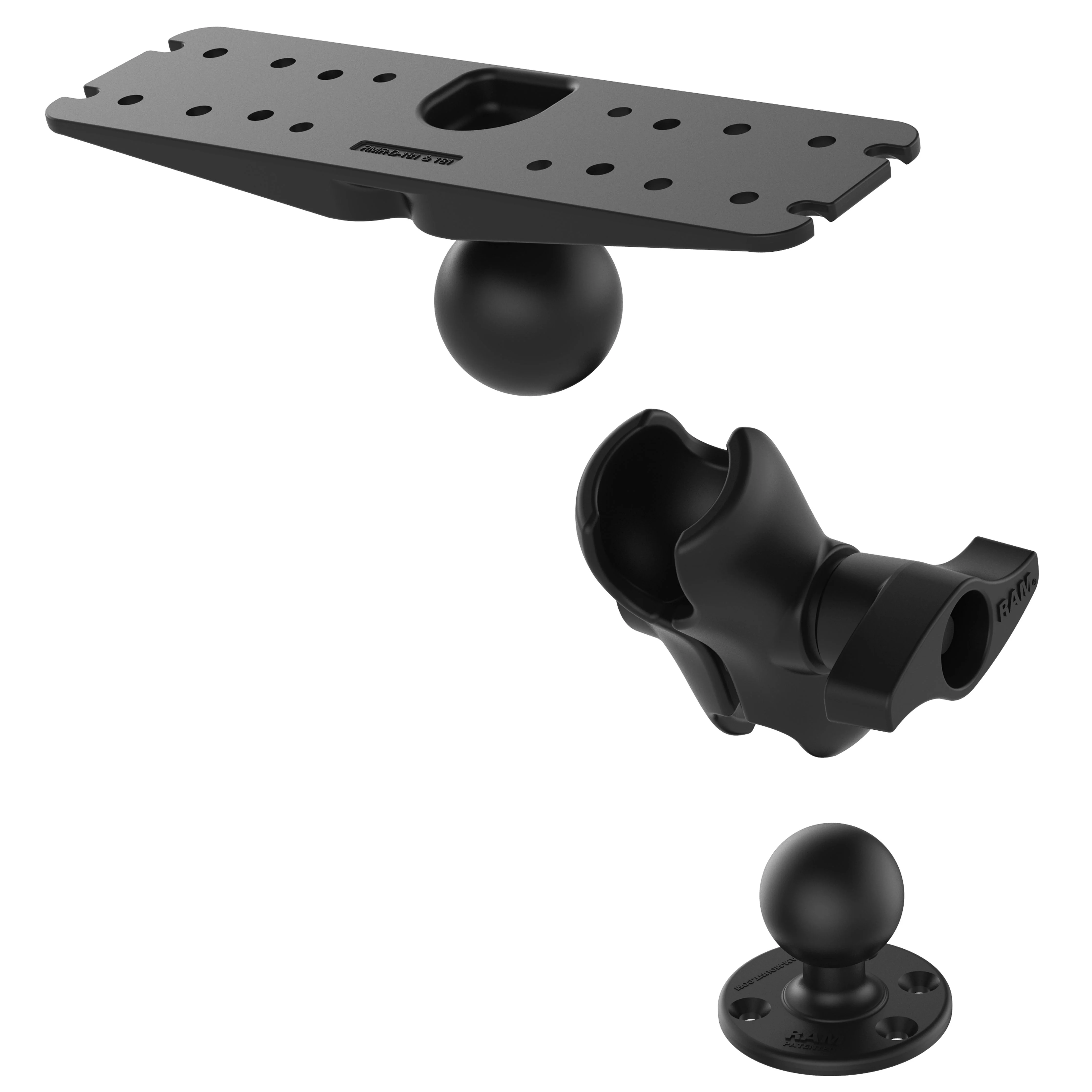 RAM® Large Marine Electronics Mount - D Size Short - Image 3