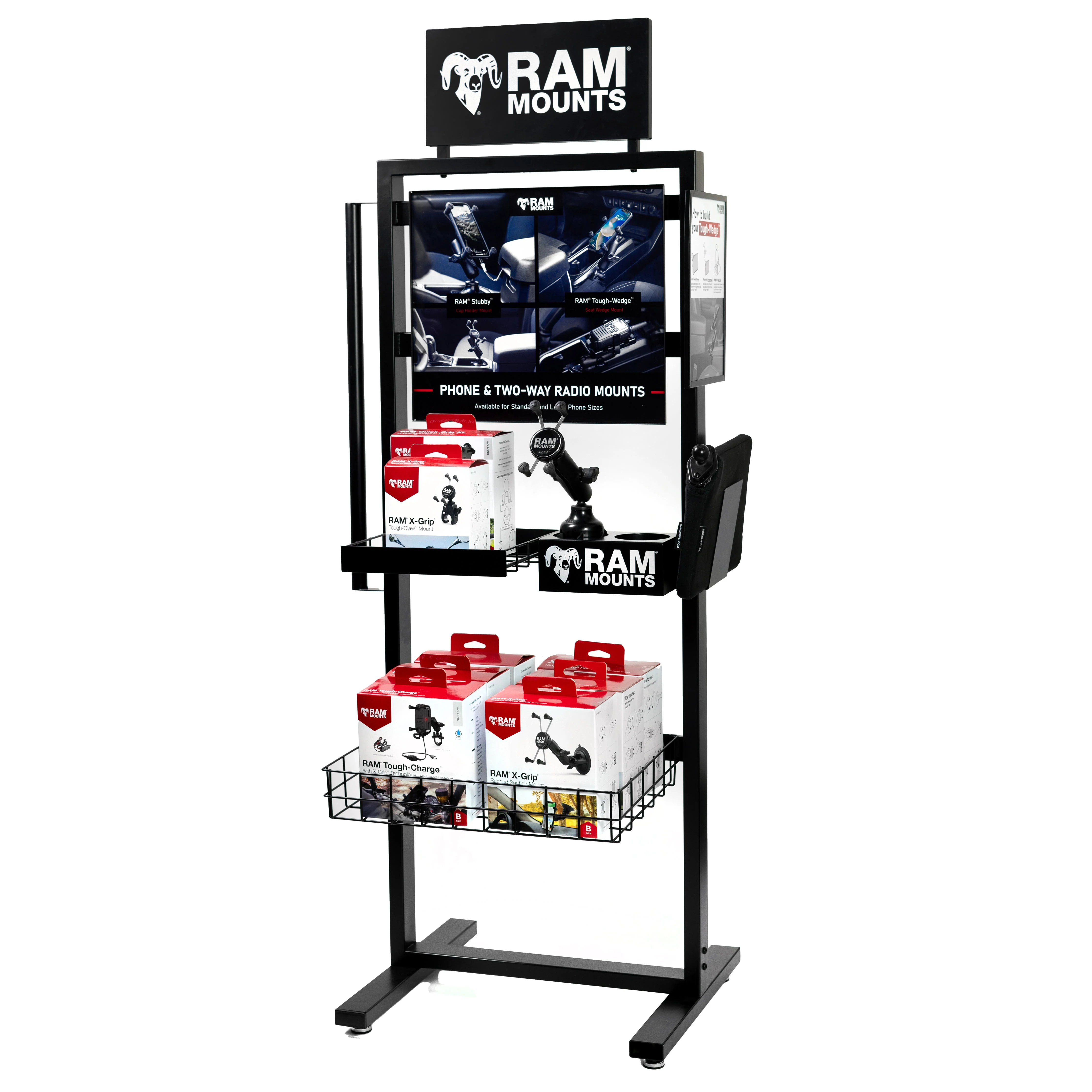 RAM® Standing Floor Display with Baskets - Image 2
