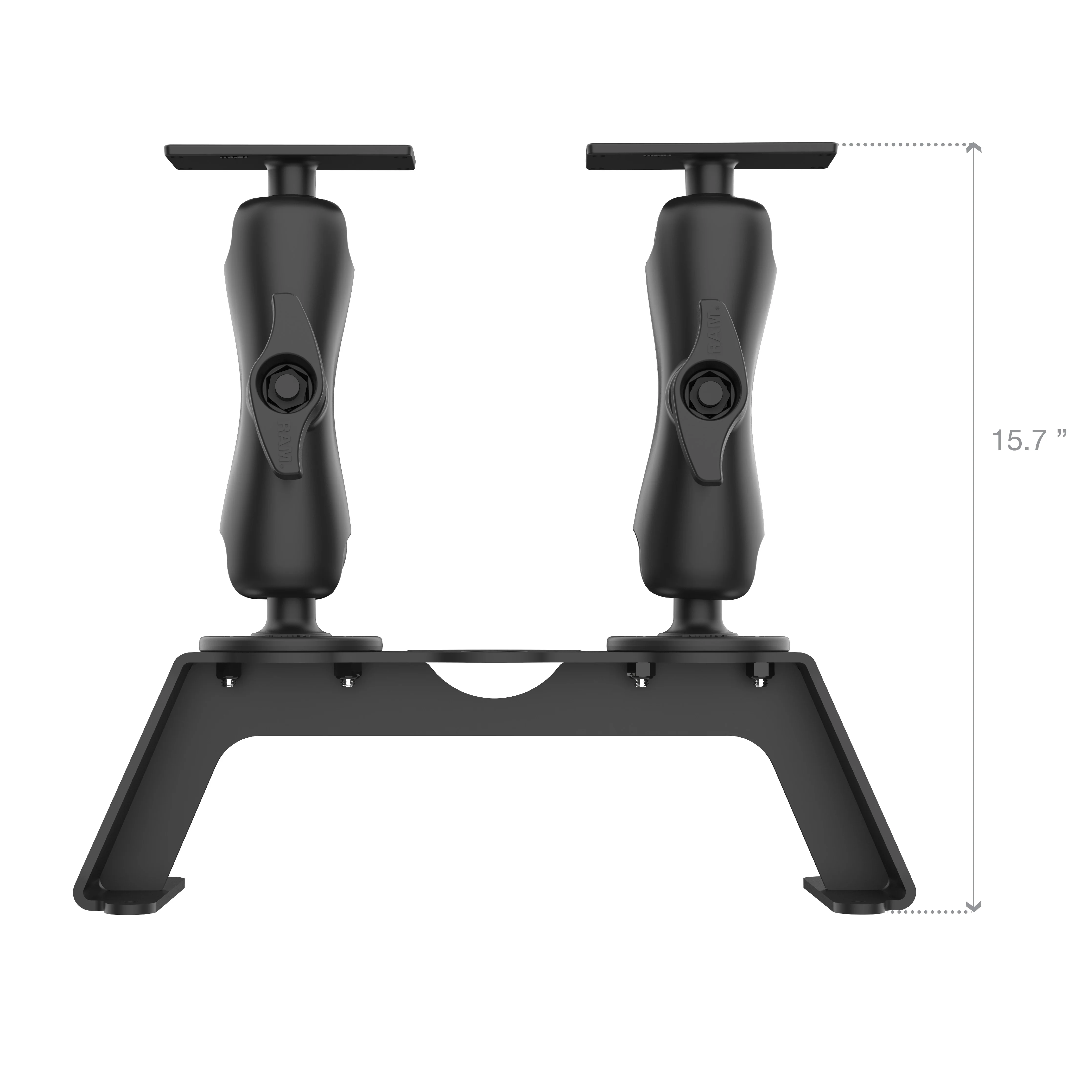 RAM® Fish Finder Deck Kit with Dual Humminbird Helix 8-10 & XPLORE Mount - Image 3