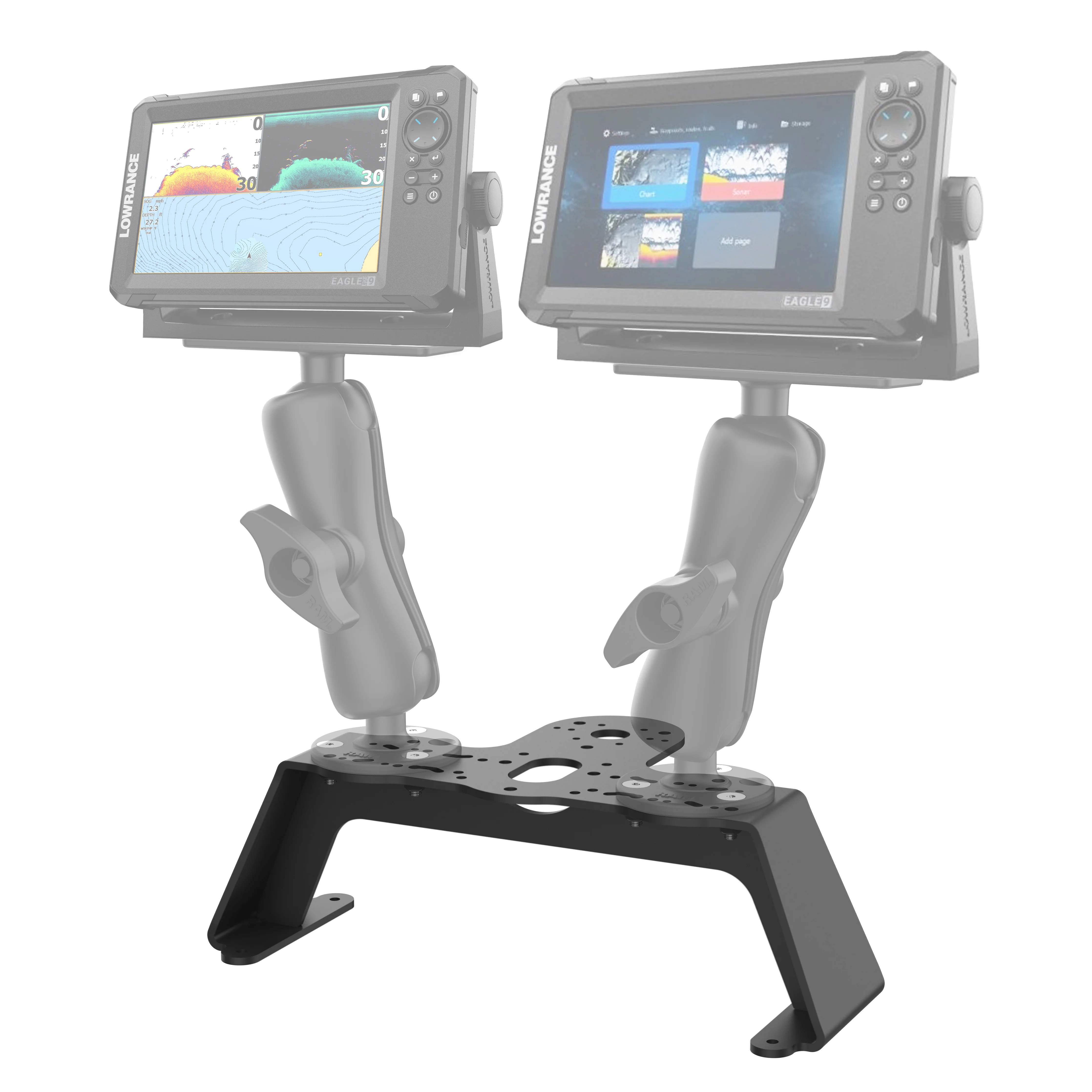 RAM® Heavy Duty Fish Finder Deck Mount - Image 2