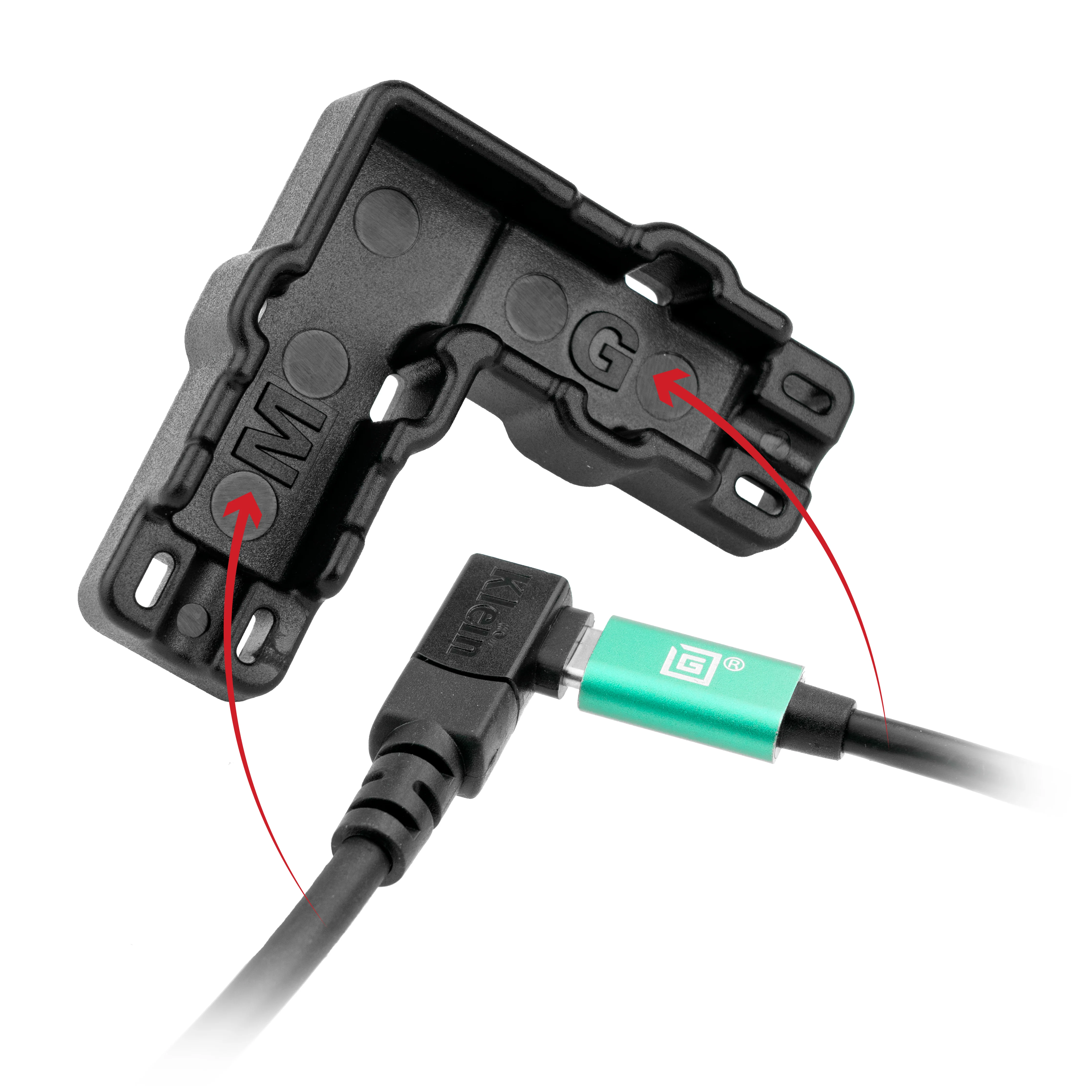 GDS® Cable Clamp for USB Type-C Klein PTT Mic Adapter - Image 3