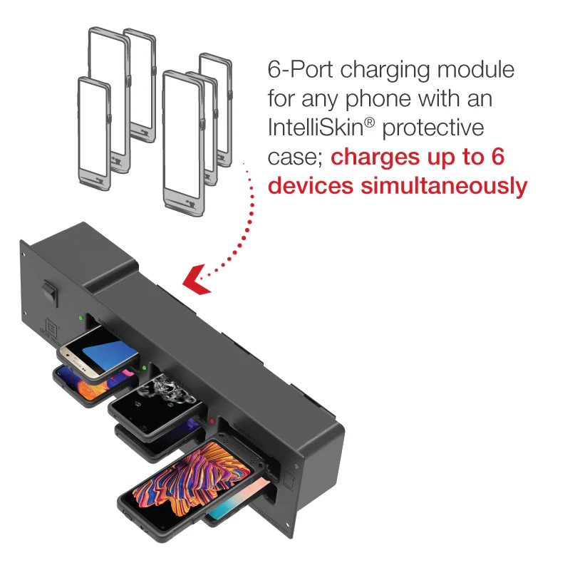 GDS® 6-Port Charging Module for IntelliSkin® Phones in Cabinets - Image 6
