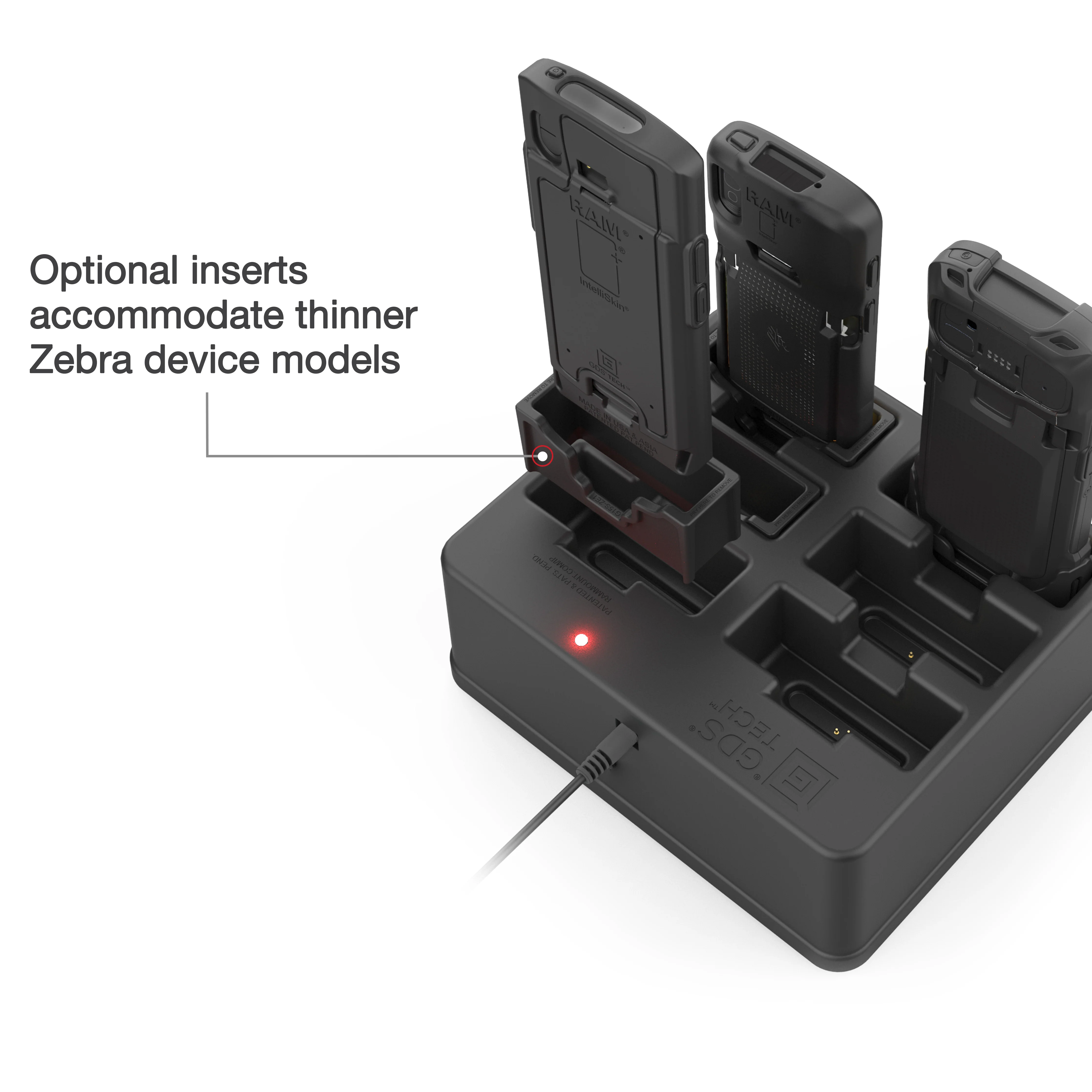 GDS® 6-Port Powered Dock for Handhelds with IntelliSkin® - Image 3