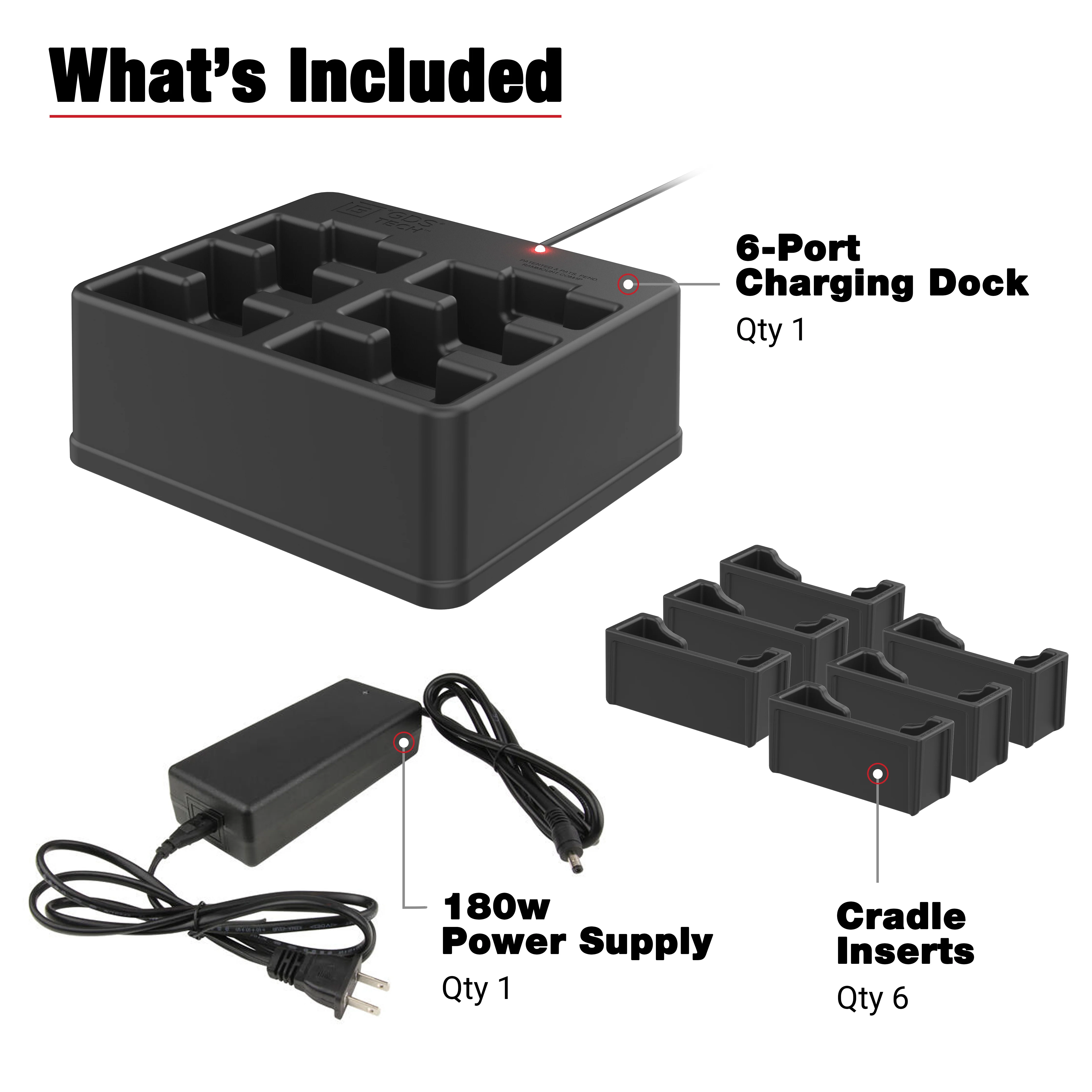 GDS® 6-Port Powered Dock for Handhelds with IntelliSkin® - Image 5