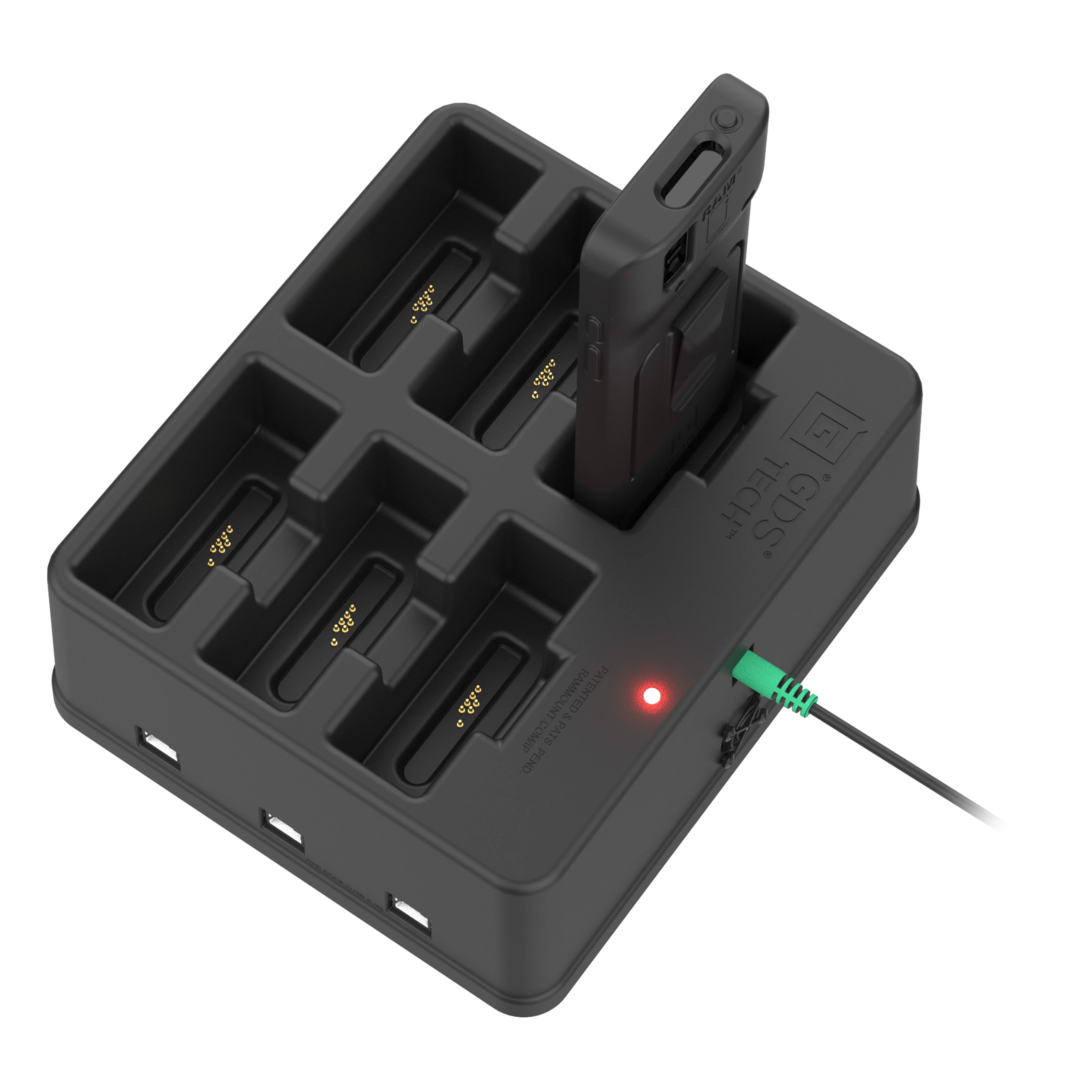 GDS® 6-Port Power + RJ45 Dock for Handhelds with IntelliSkin® - Image 6