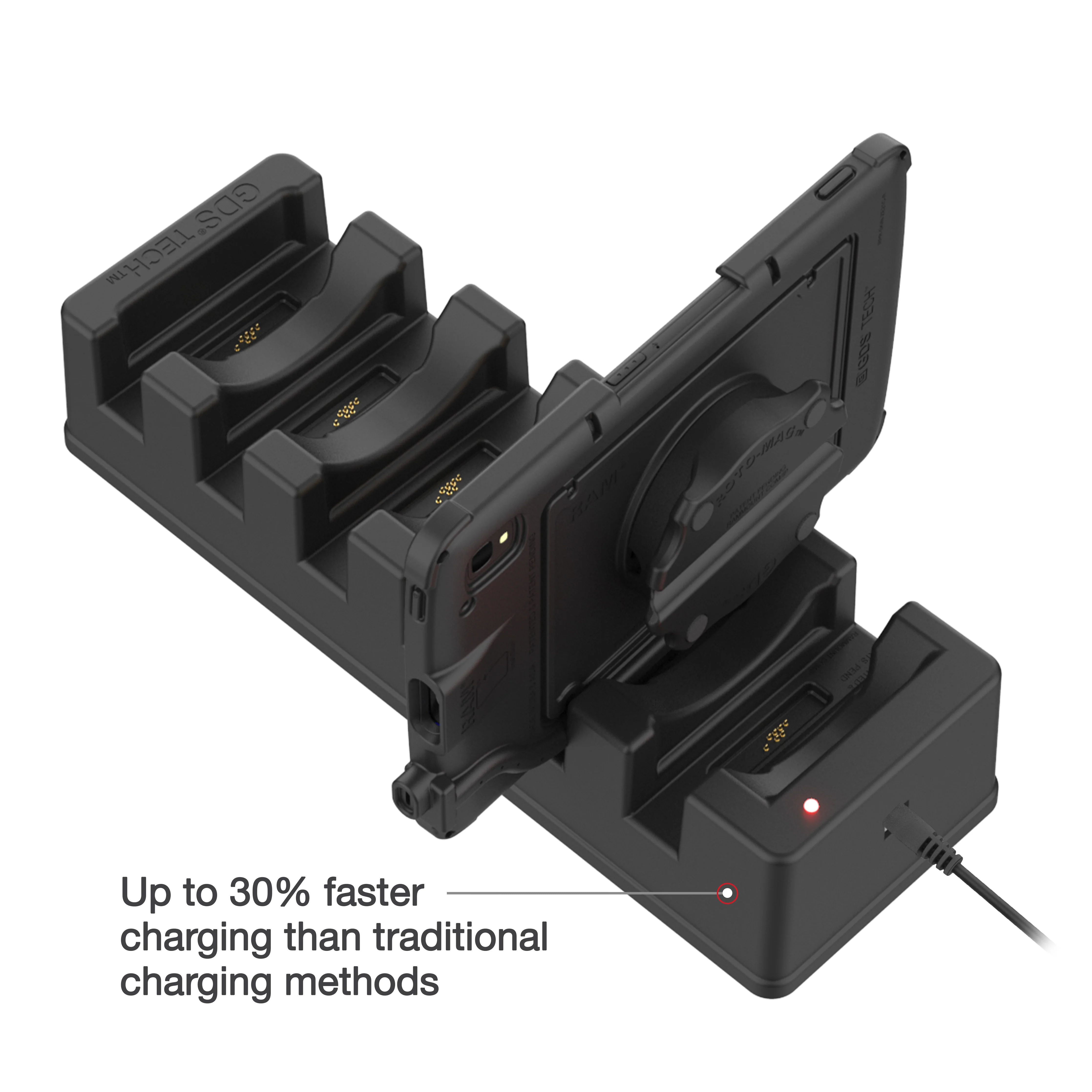 GDS® 6-Port Powered Dock for Tablets with IntelliSkin® - Image 3
