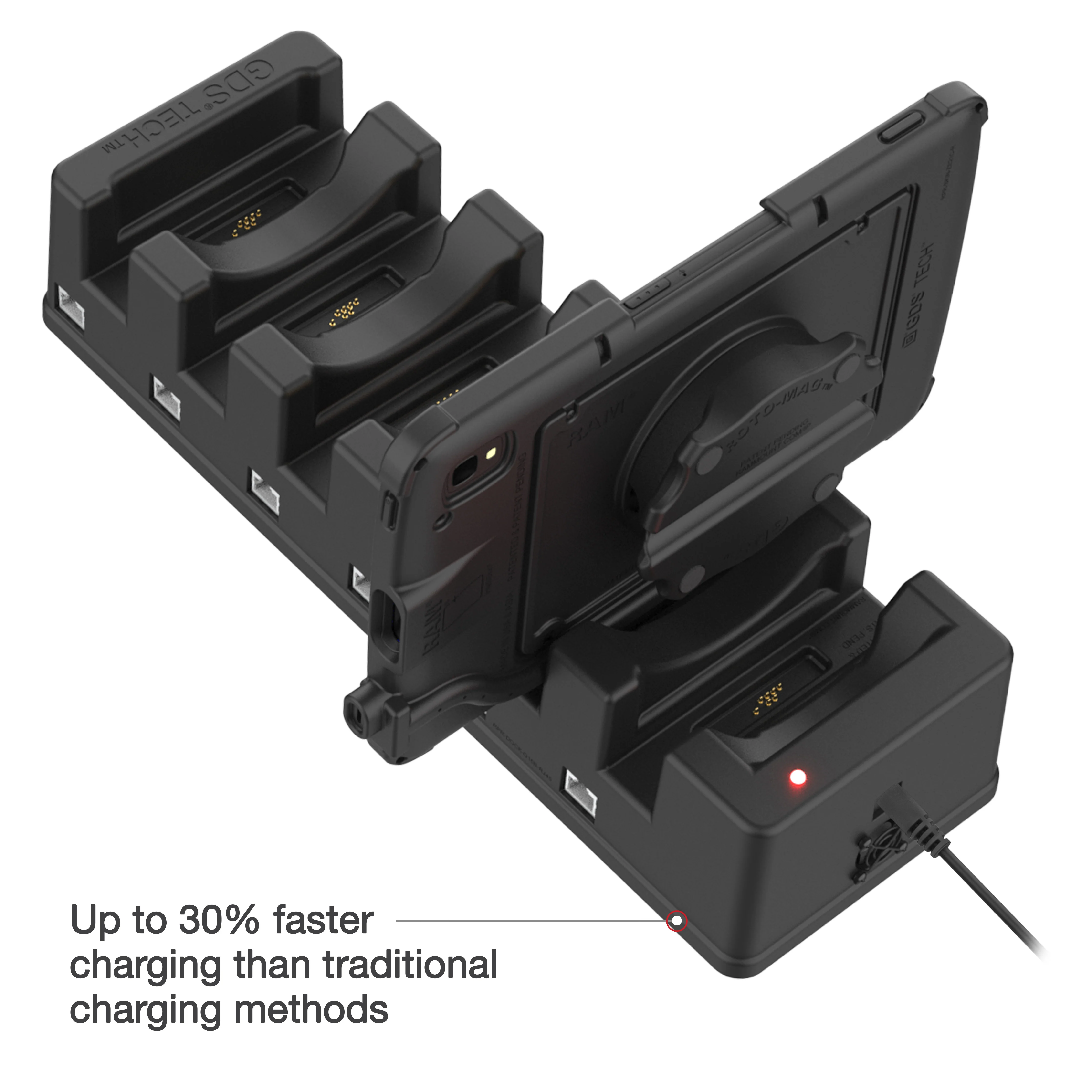 GDS® 6-Port Power + 6-Port RJ45 Dock for Tablets with IntelliSkin® - Image 5