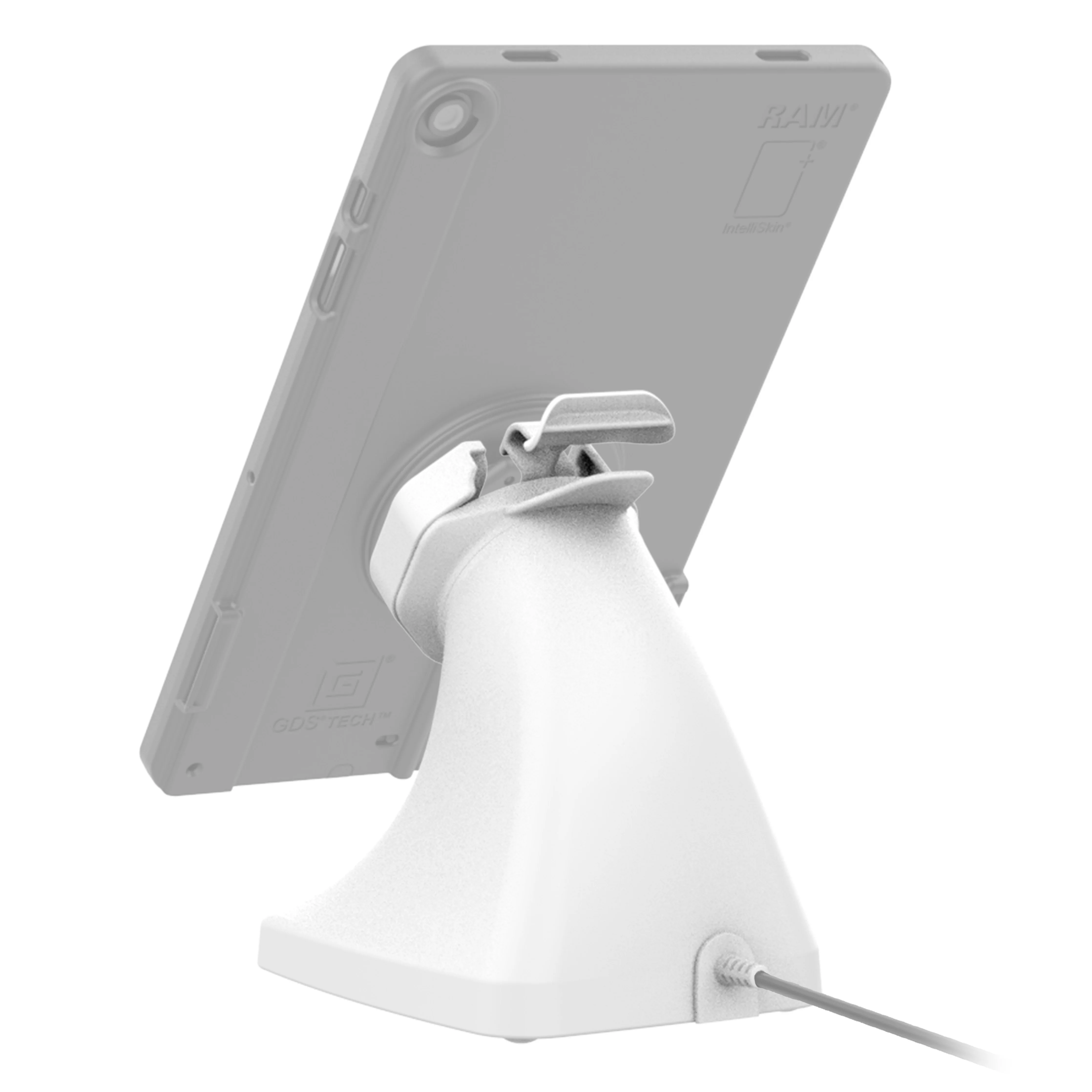 GDS® Uni-Conn™ Powered Snap-In Kiosk Dock with USB-C - Gray - Image 3