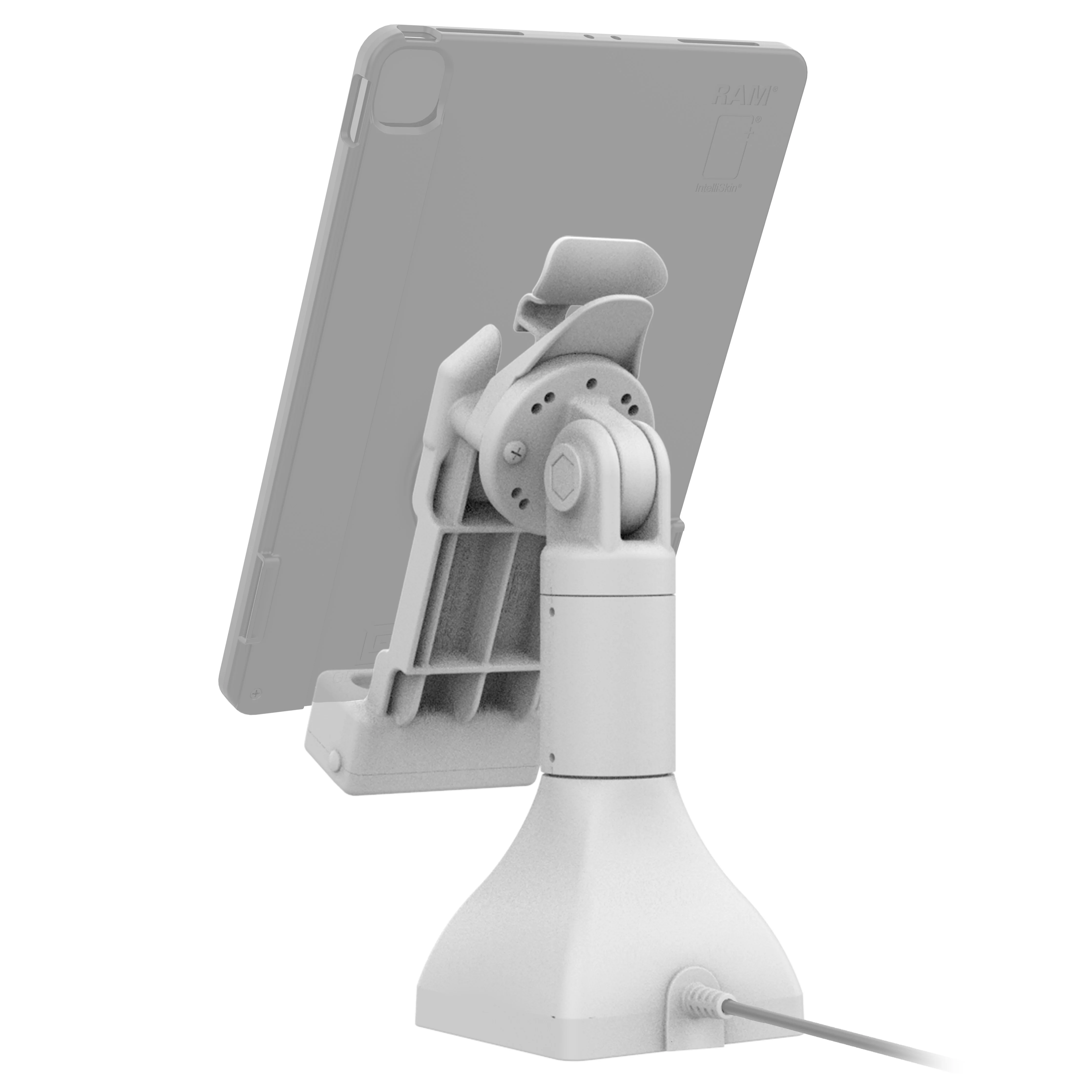 GDS® Uni-Conn™ 7" Pedestal Dock with PoE - Gray - Image 3