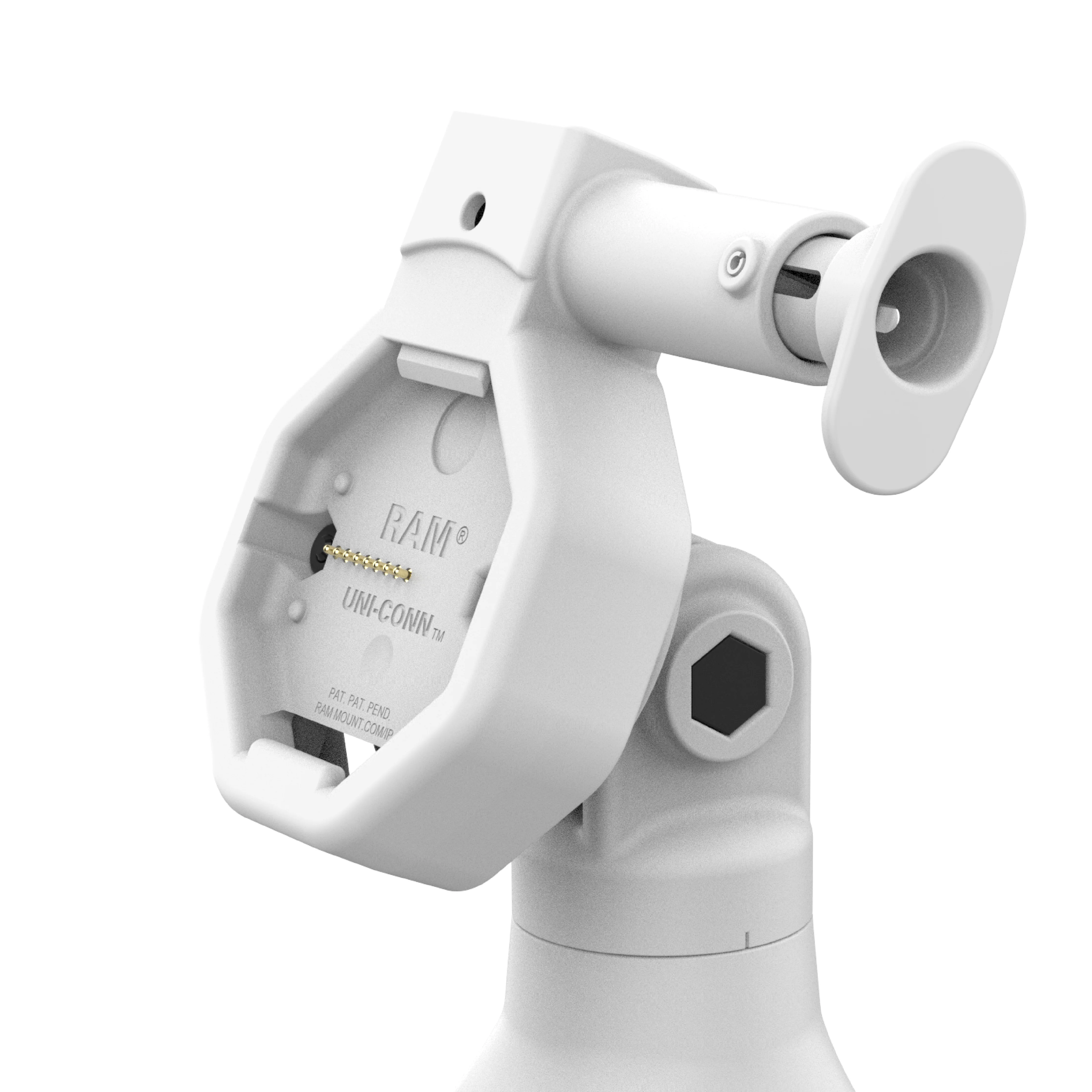 GDS® Uni-Conn™ Powered Tilt & Swivel Dock with USB-C + Data - Gray - Image 5