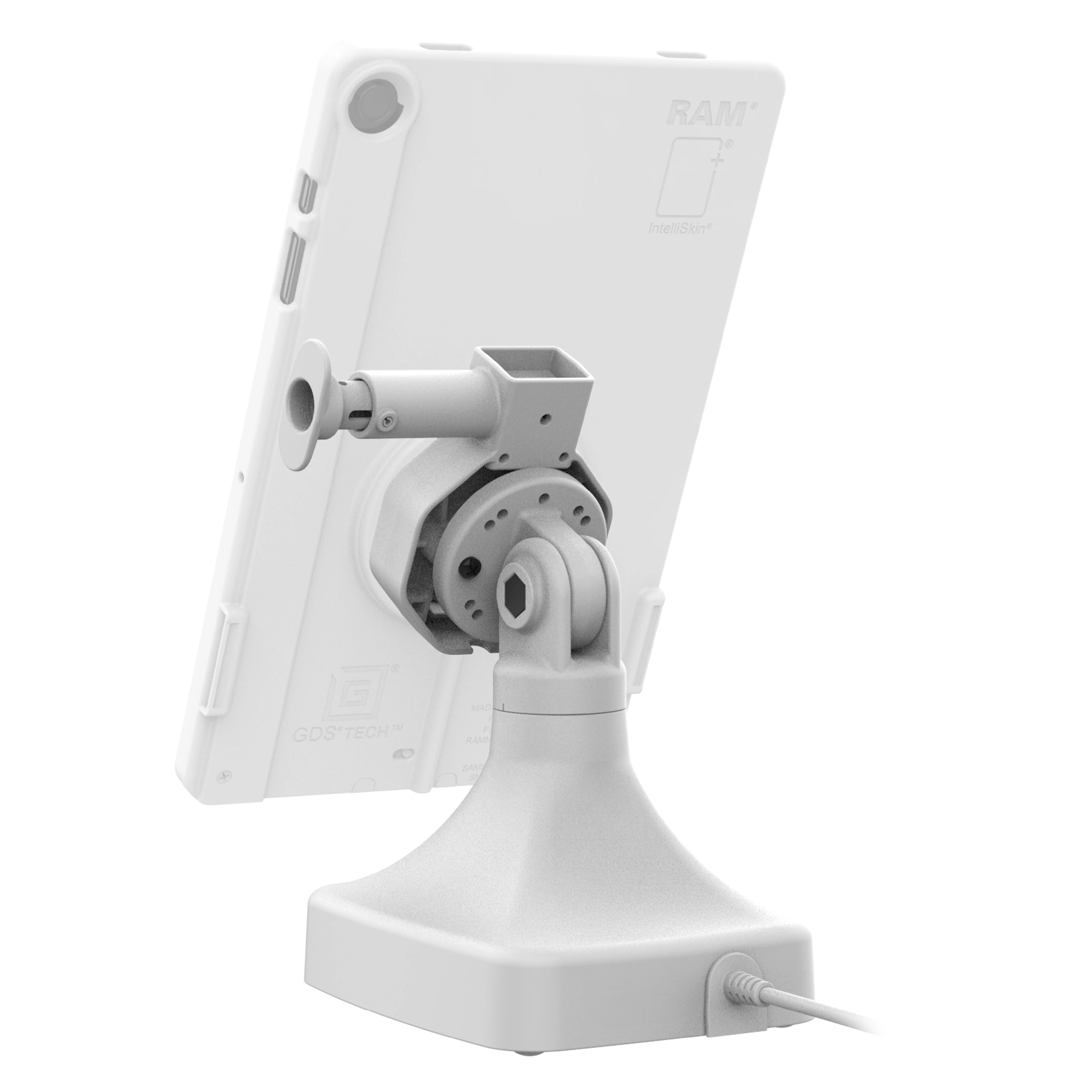 GDS® Uni-Conn™ Powered Tilt & Swivel Dock with USB-C - Gray - Image 4