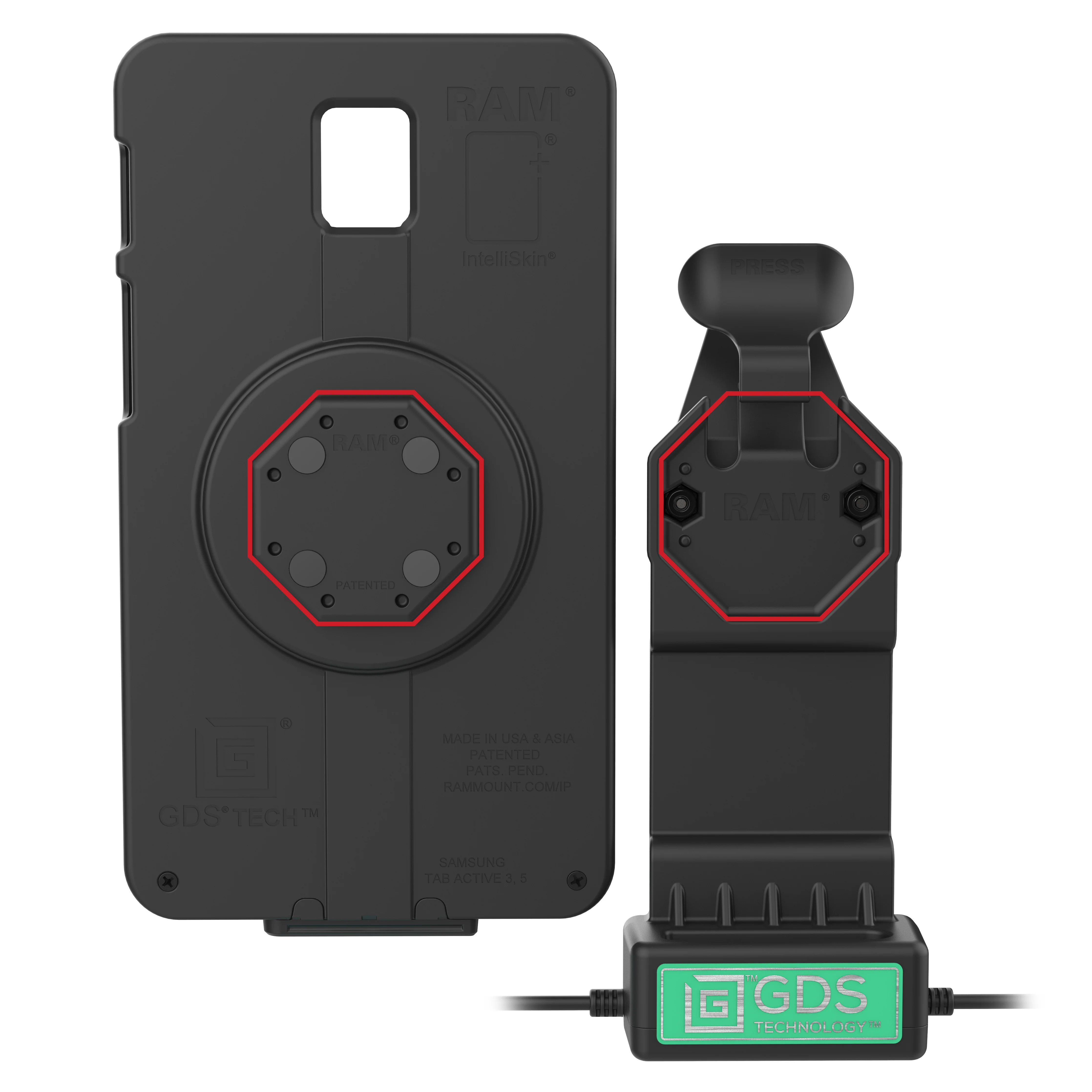 GDS® Uni-Conn™ Dock + Dual USB-A with Release Lever - Image 3