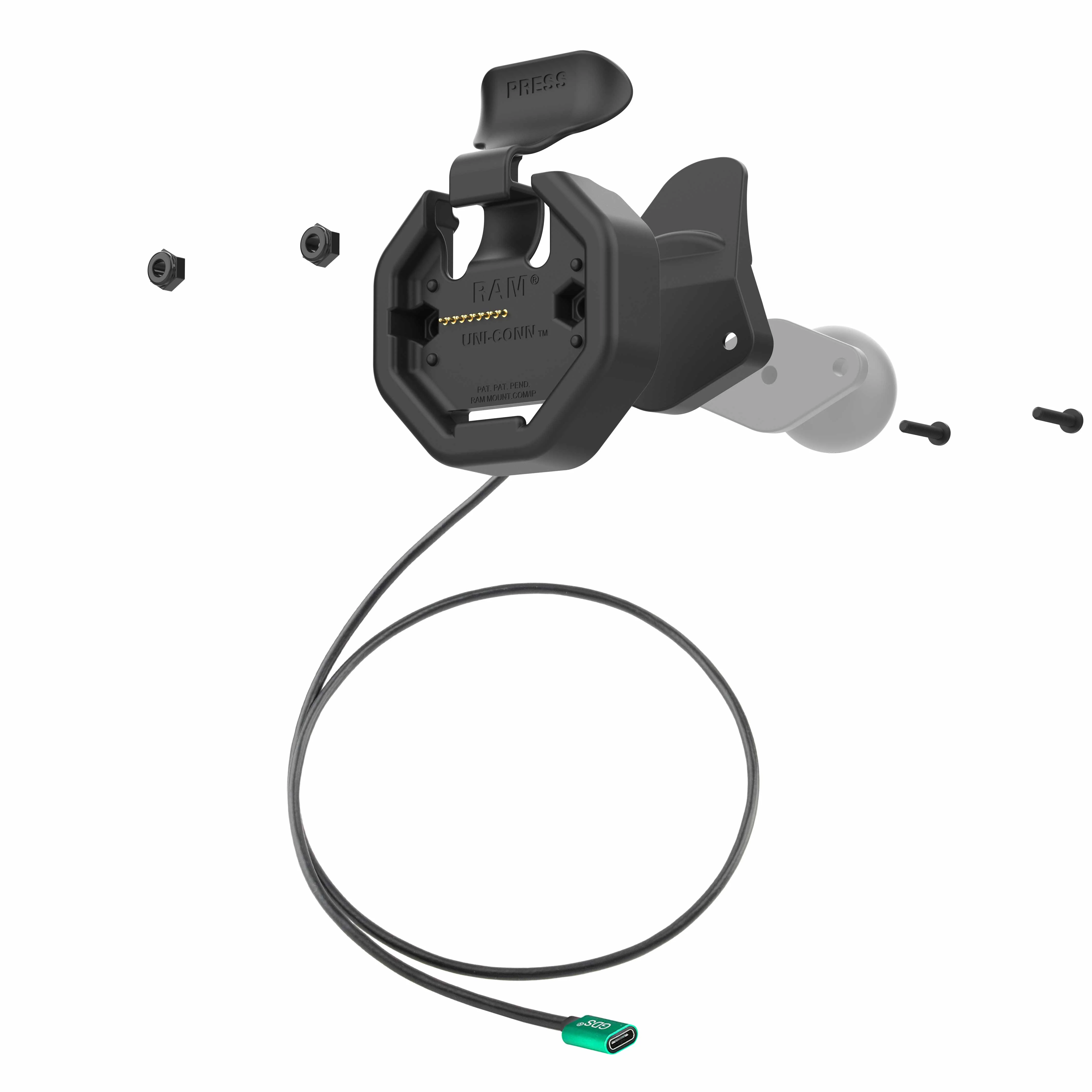 GDS® Uni-Conn™ Powered Snap-In Dock with USB-C Connector - Image 2