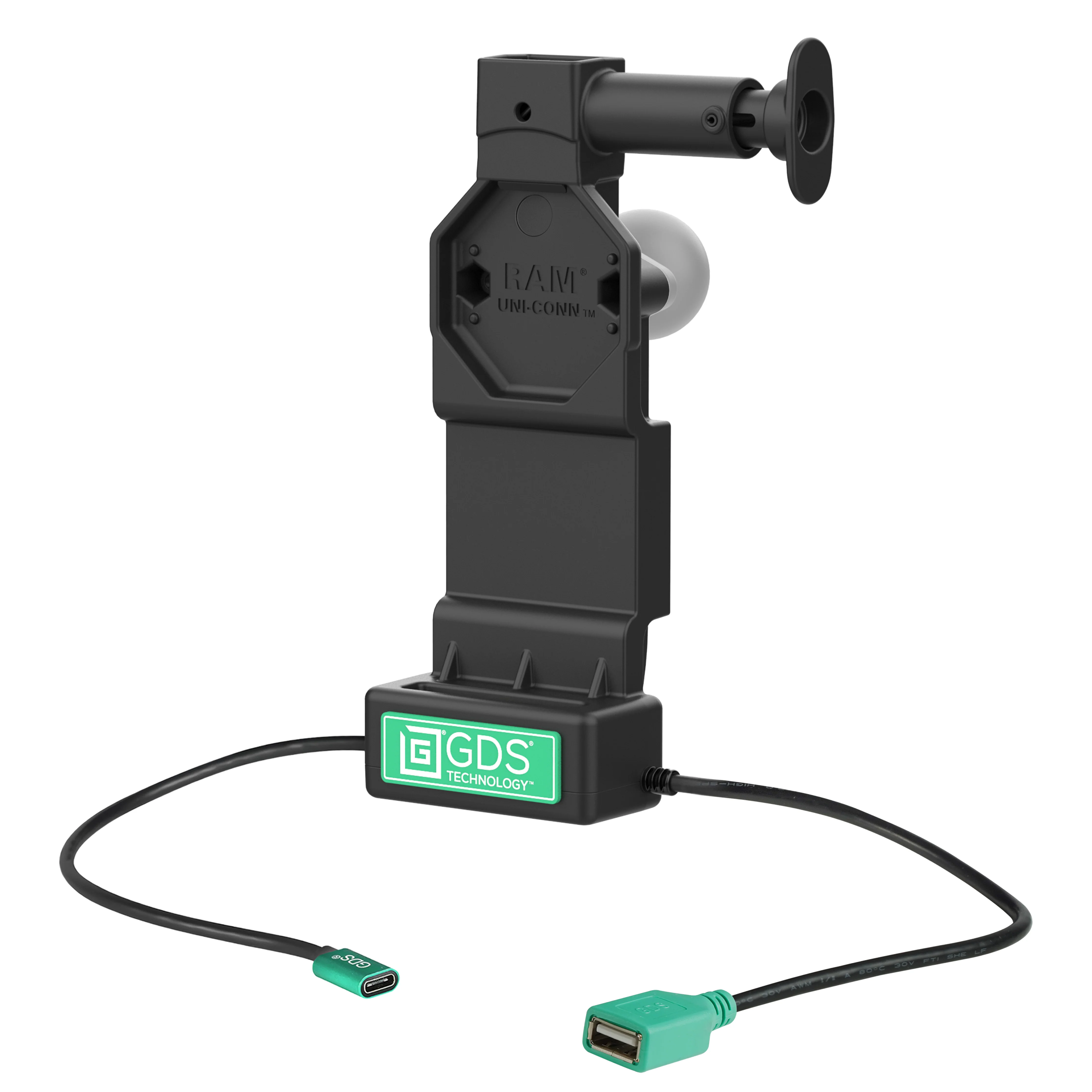 GDS® Uni-Conn™ Dock + Single USB-A with Release Button