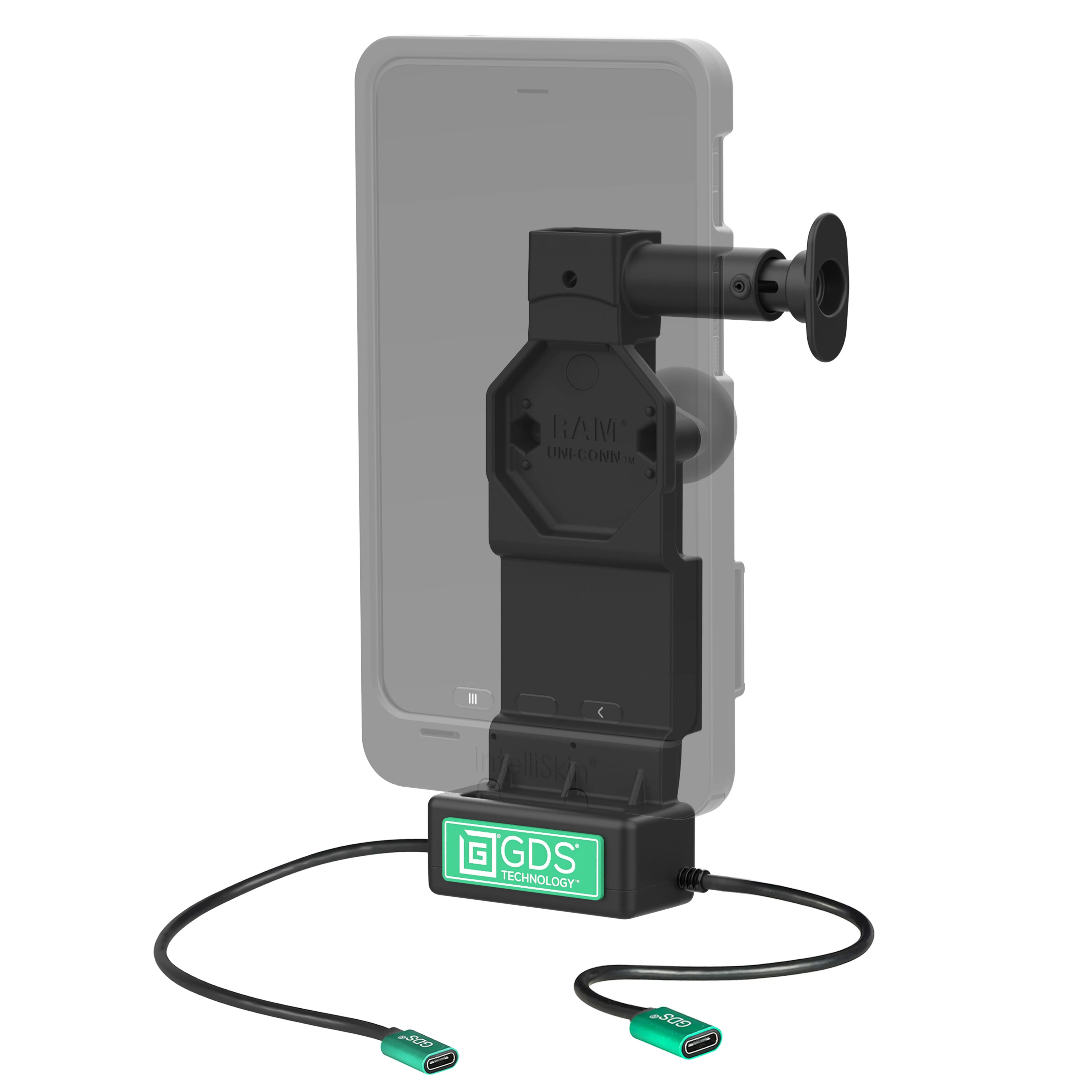GDS® Uni-Conn™ Dock + Single USB-C with Release Button - Image 2