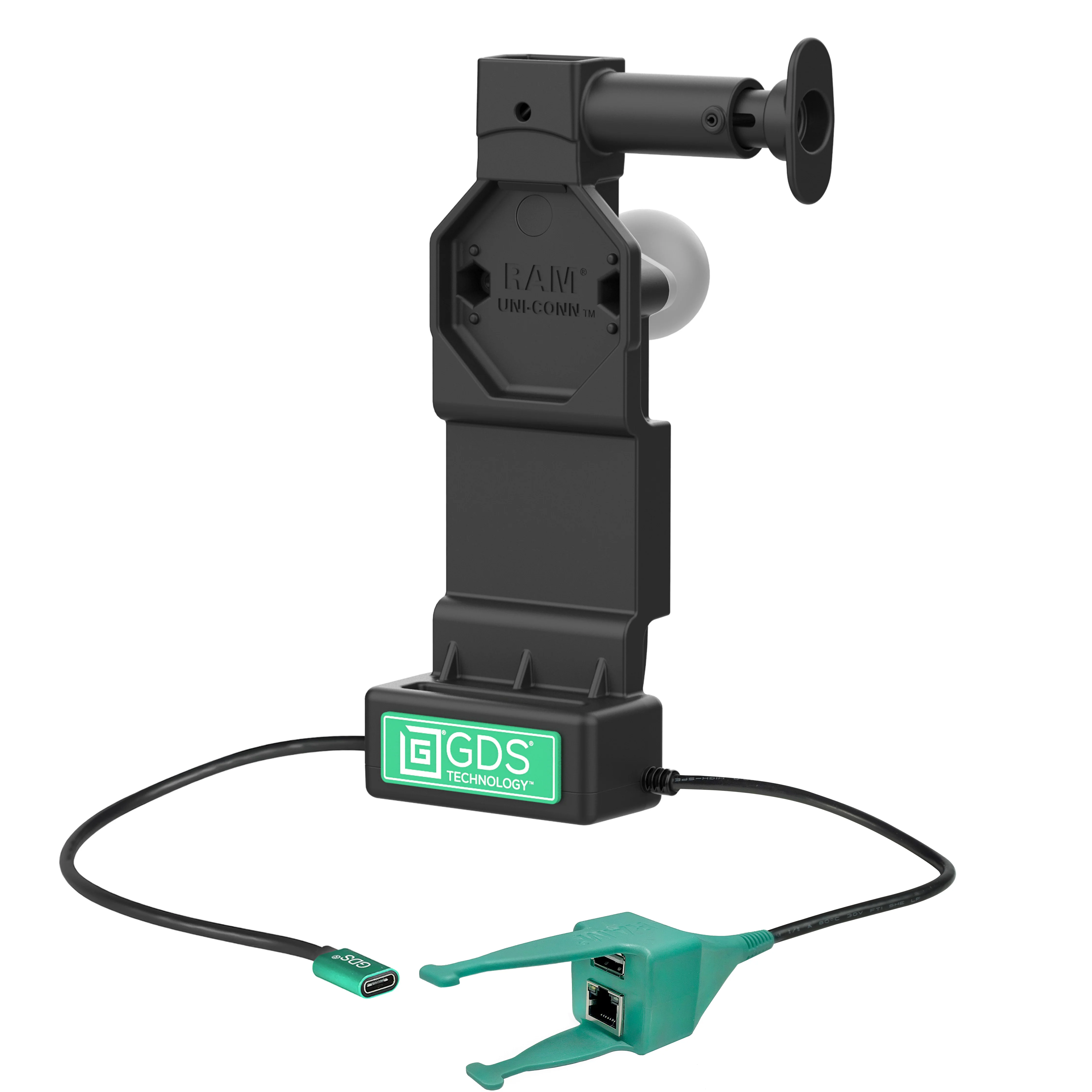 GDS® Uni-Conn™ Dock + USB-A & RJ45 with Release Button