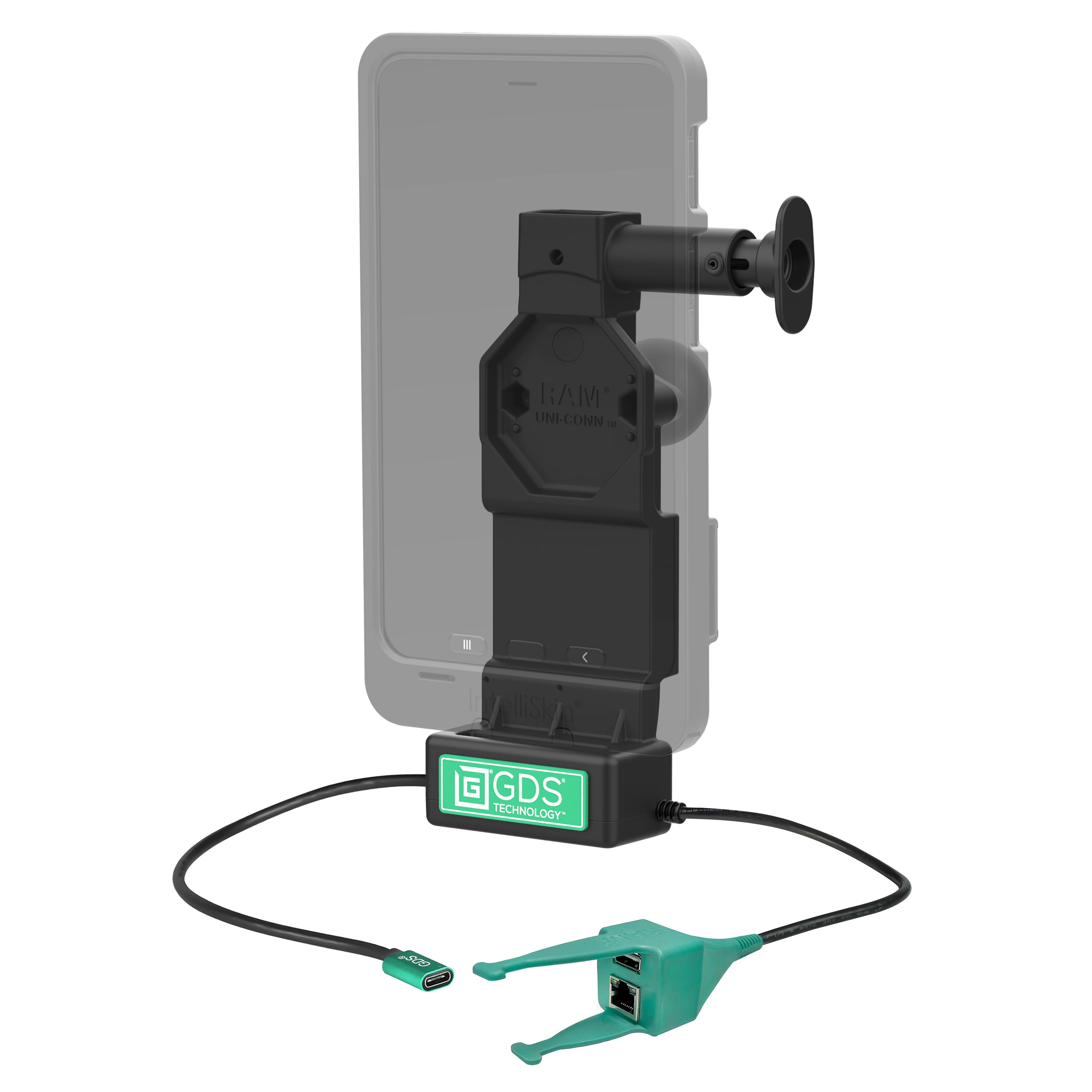 GDS® Uni-Conn™ Dock + USB-A & RJ45 with Release Button - Image 2