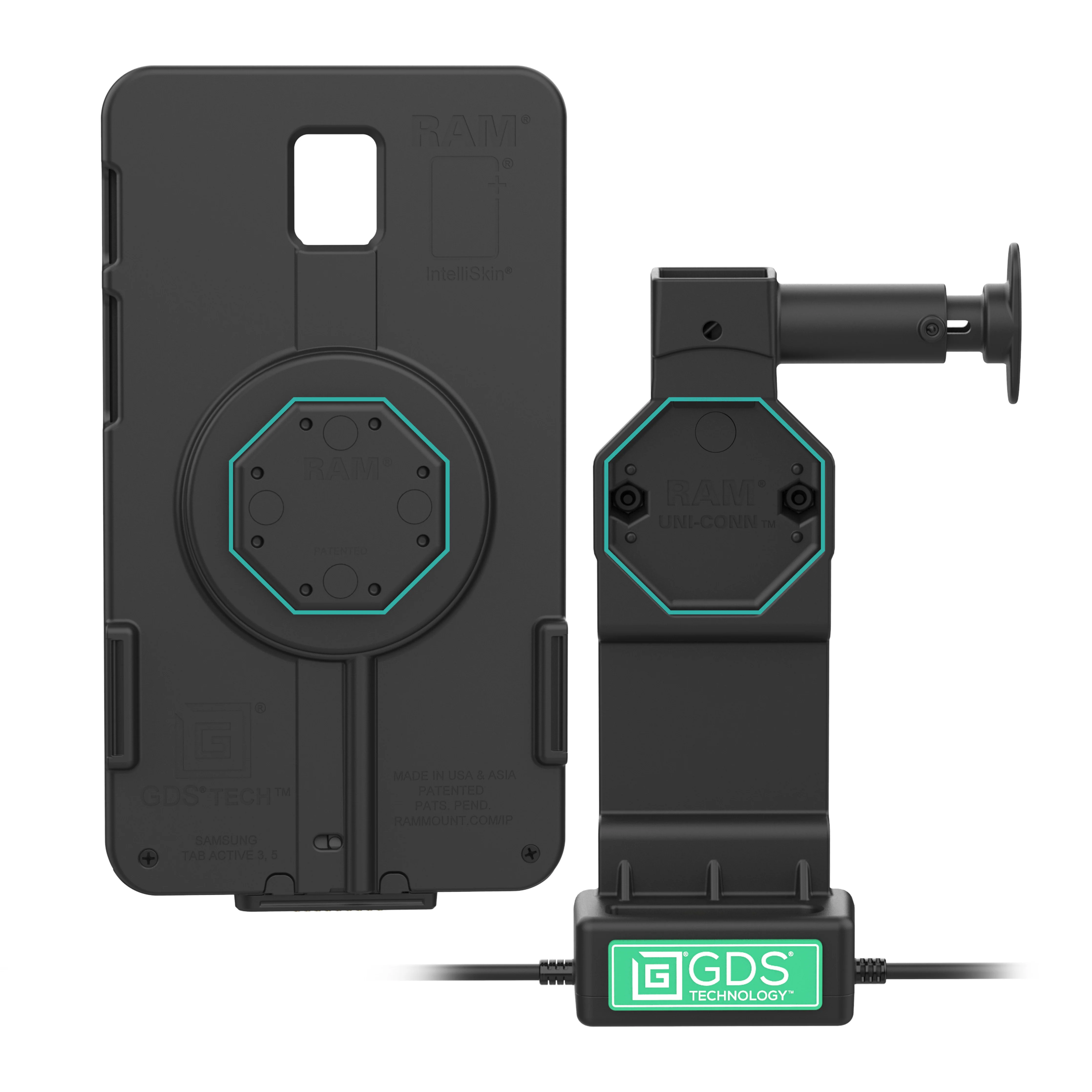 GDS® Uni-Conn™ Dock + USB-A & RJ45 with Release Button - Image 3