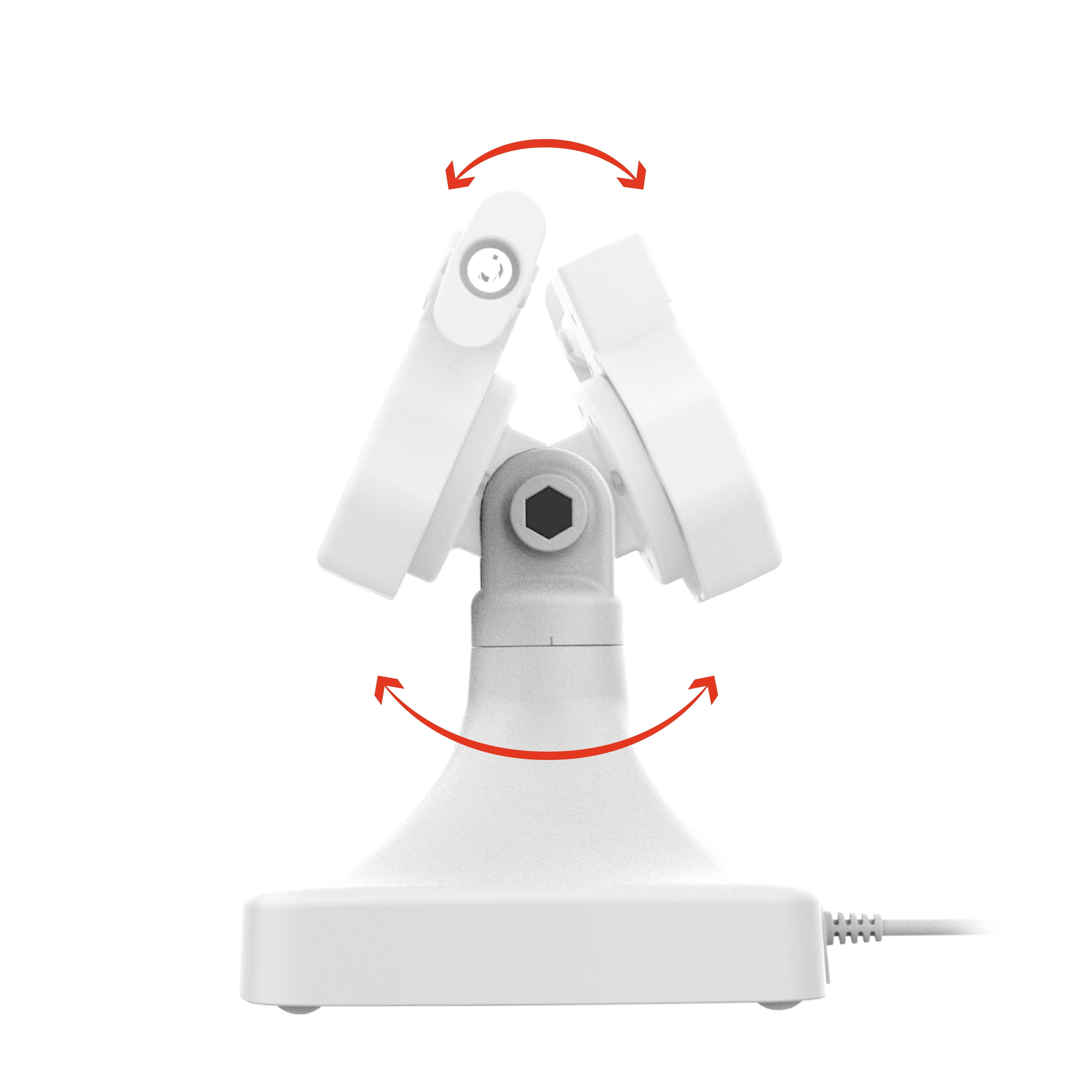GDS® Uni-Conn™ Powered Locking Tilt & Swivel Dock with USB-C + Data Gray - Image 3