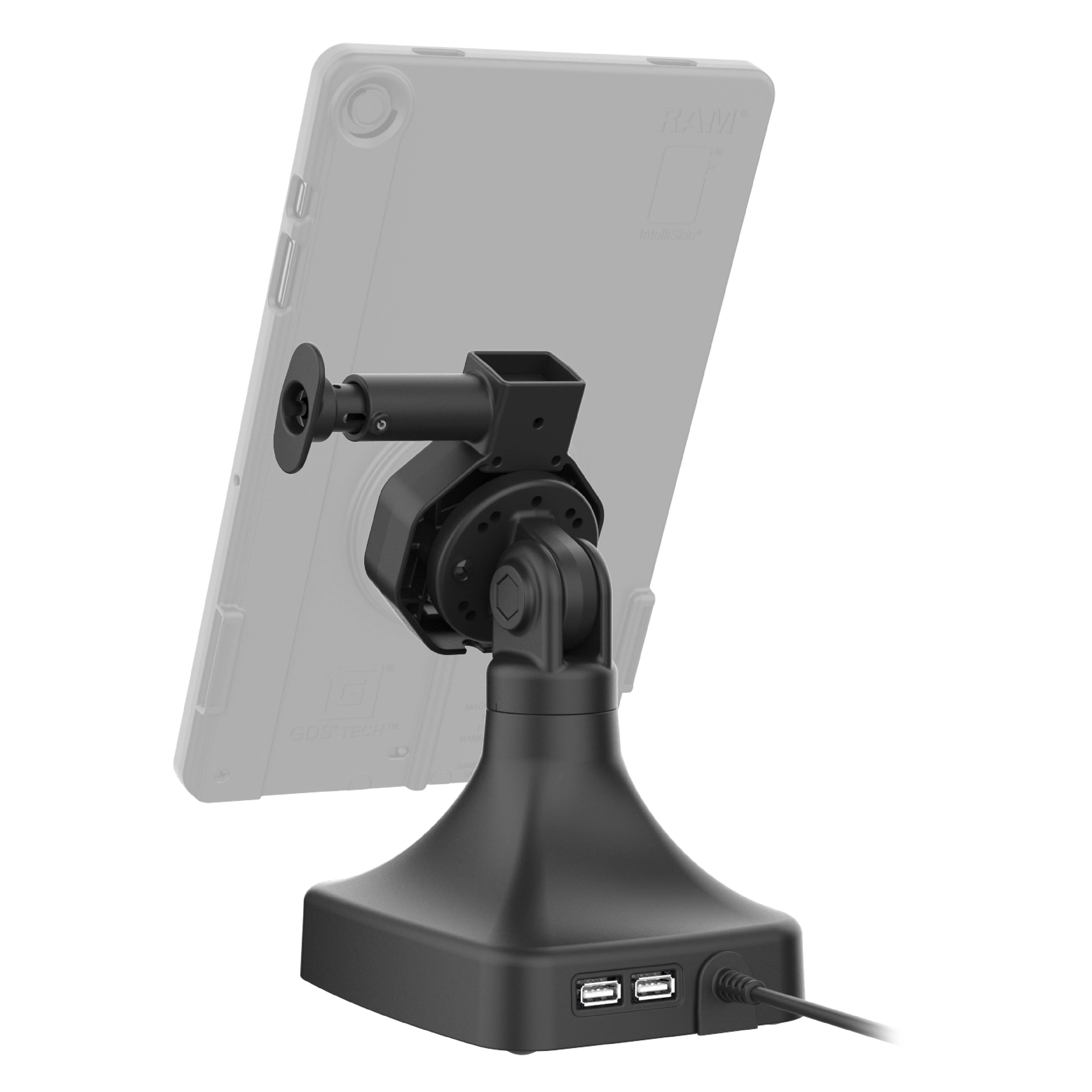 GDS® Uni-Conn™ Powered Locking Tilt & Swivel Dock with PoE + Data - Image 4
