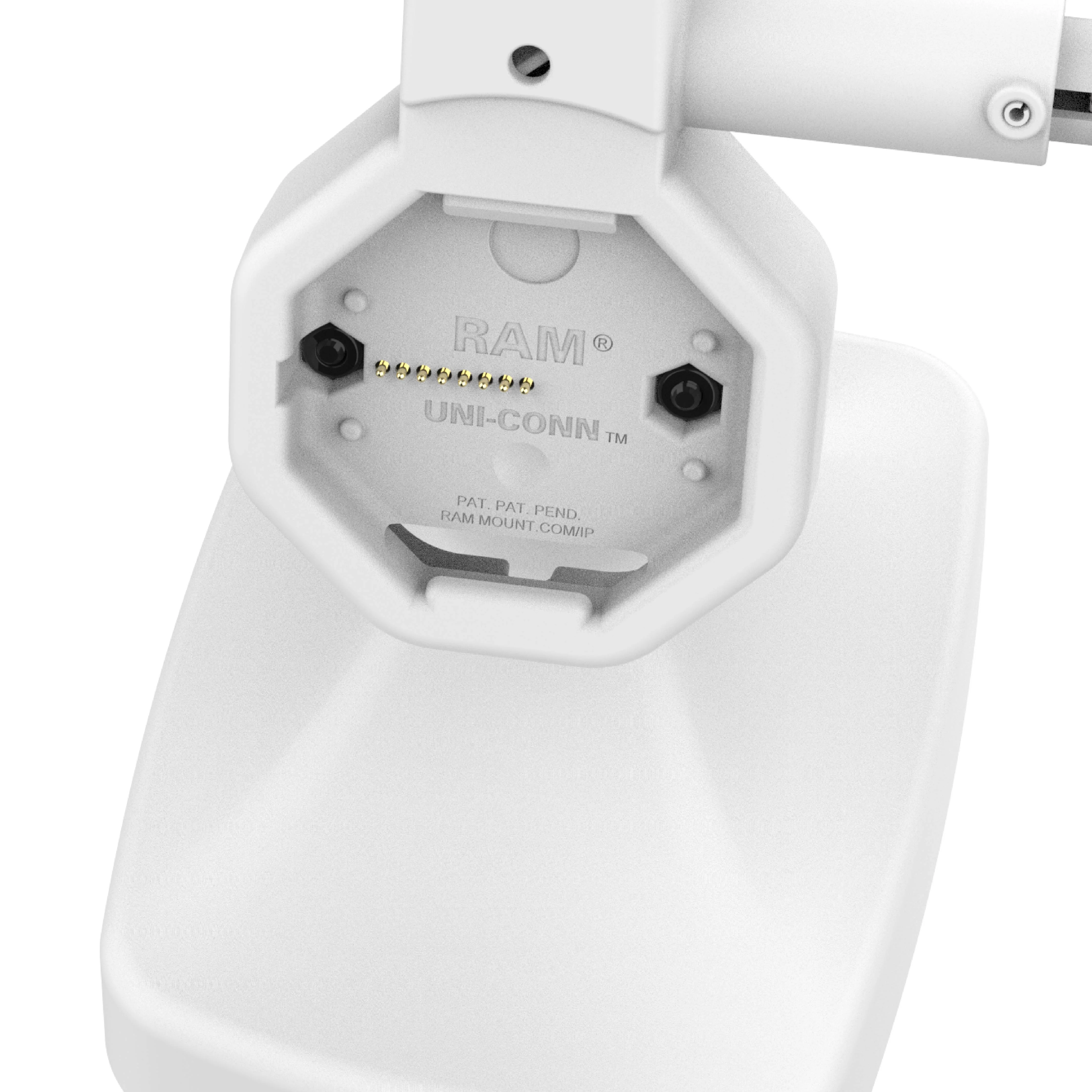 GDS® Uni-Conn™ Powered Locking Tilt & Swivel Dock with PoE - Gray - Image 6