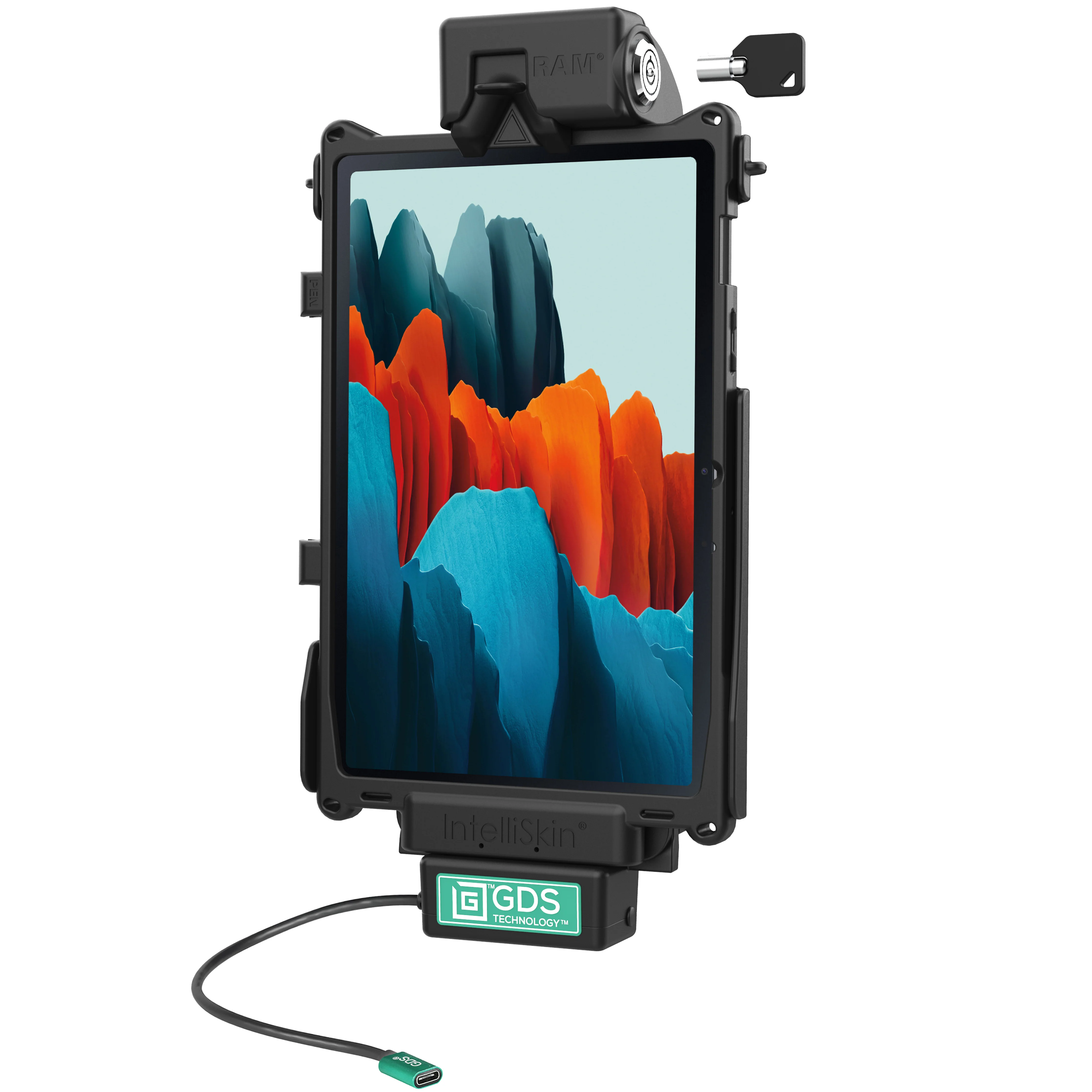 Locking GDS® Tough-Dock™ for Samsung Tab S7, S9, S9 FE/S10 FE & S10 Lite